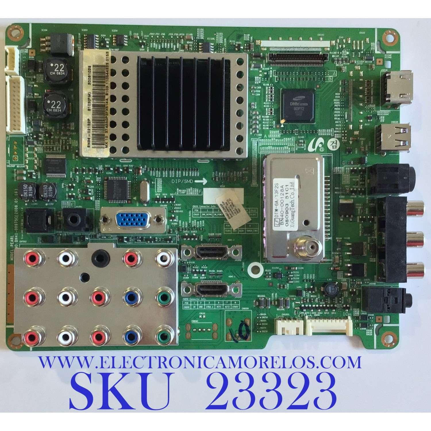 MAIN PARA TV SAMSUNG / BN94-02132P / BN41-00975C / BN97-02645P / PANEL T370HW02 V.4 / MODELO LN37A550P3FXZA / PARTES SUSTITUTAS BN94-01628G / BN94-01628S / BN94-01723G / BN96-09541A