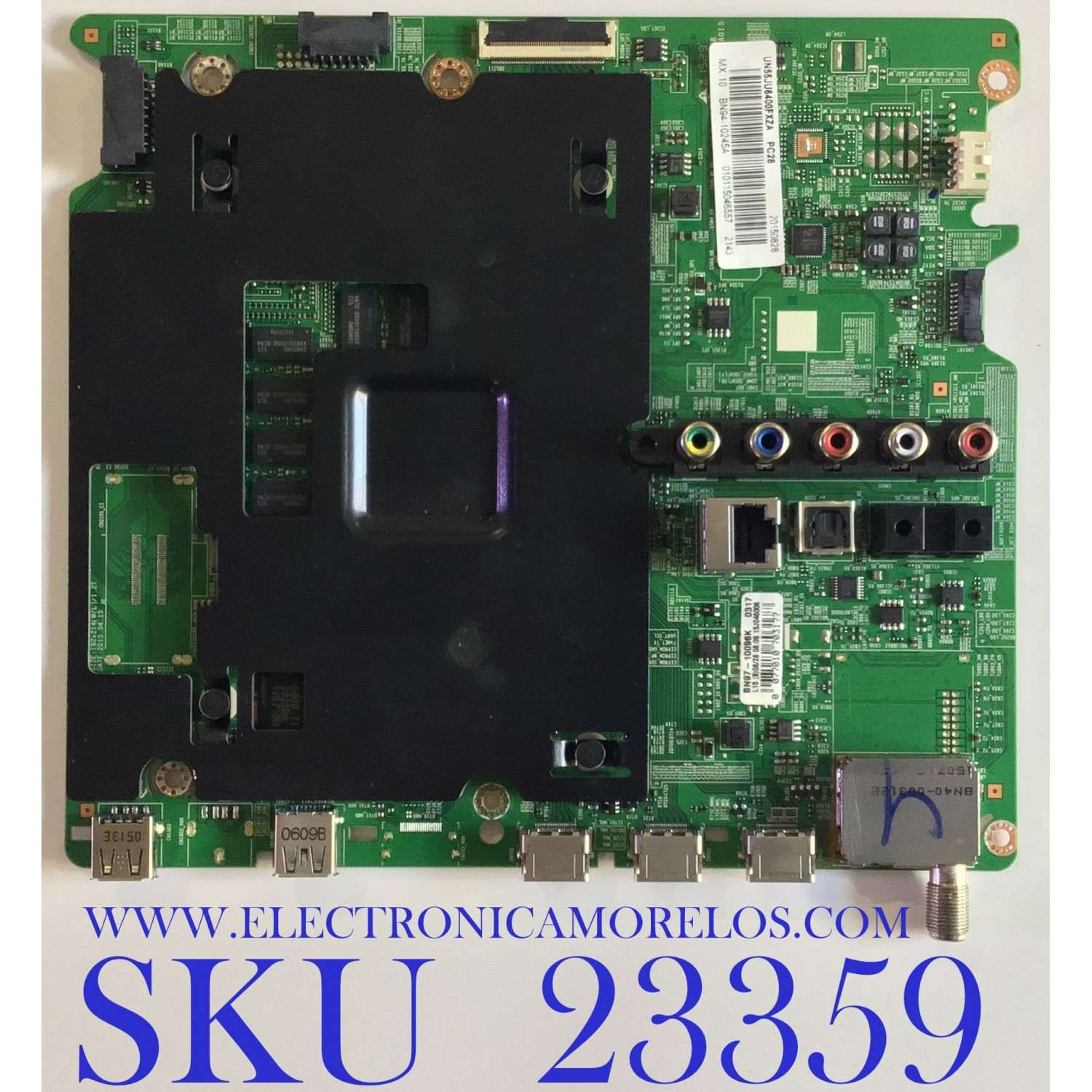 MAIN PARA TV SAMSUNG 4K UHD SMART TV / NUMERO DE PARTE BN94-10245A / BN41-02443A / BN9410245A / BN9710096K / BN94-10245A / PANEL CY-GJ055HGEV4H / MODELO UN55H6350 / UN55H6350AFXZA TH01 / UN55JU6400 / UN55JU6400FXZA FD05