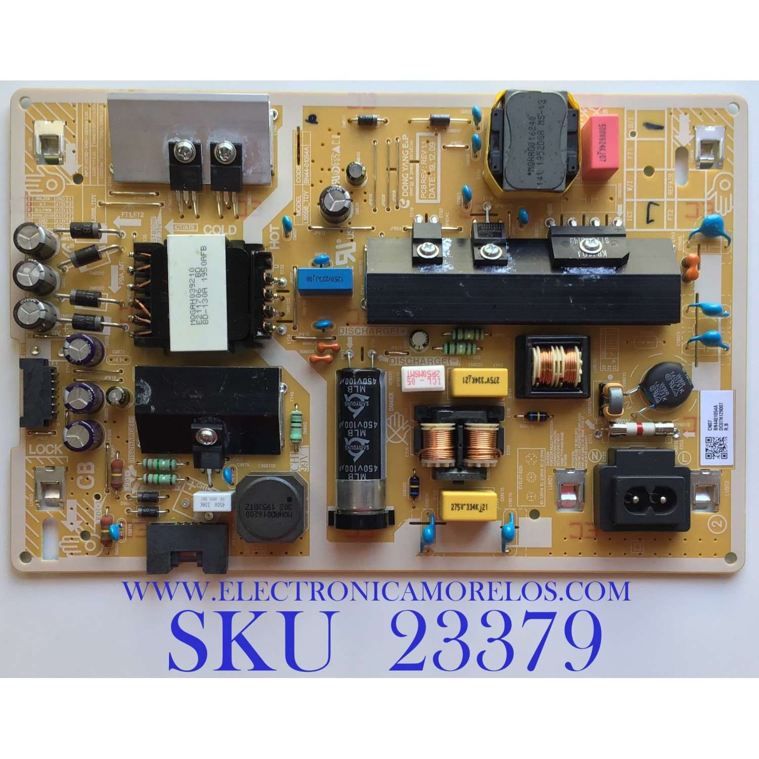 FUENTE PARA TV SAMSUNG / NUM DE PARTE BN44-01054A / L55S6_TDY / BN4401054A / MODELOS UN50TU8000 / UN55TU7000 / UN55TU8000 / UN55TU8200 / UN58TU7000 / UN50TU8000FXZA / UN55TU7000FXZA / UN55TU8000FXZA / UN55TU8200FX / UN58TU7000FXZA / UN55TU7000BXZA / HG55NT678UFXZA
