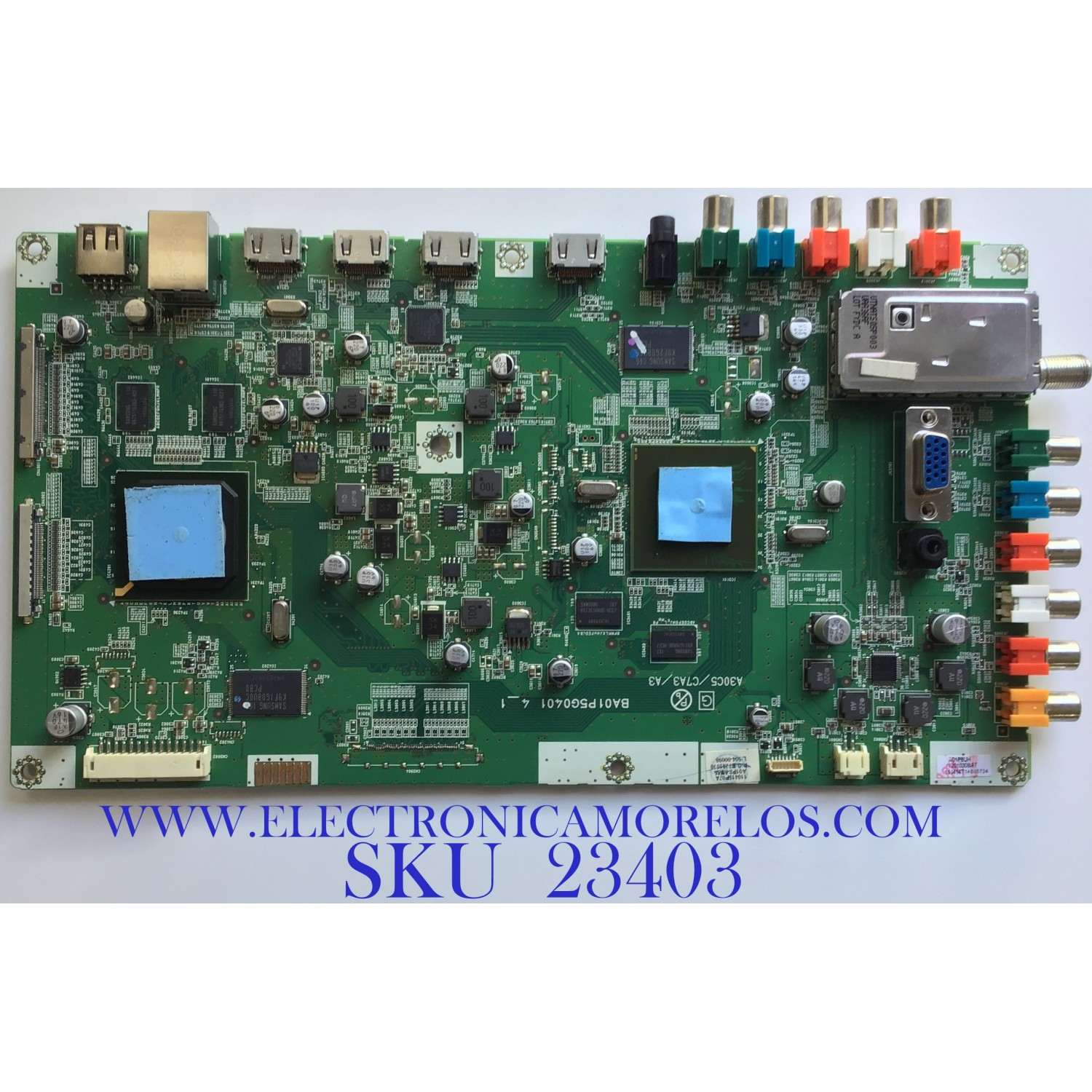 MAIN PARA TV PHILIPS / A01P8MMA-001 / BA01P5G0401 4_1 / A01P8UH / 110415P07A / PANEL LTA400HF10 / MODELO 40PFL7705D/F7