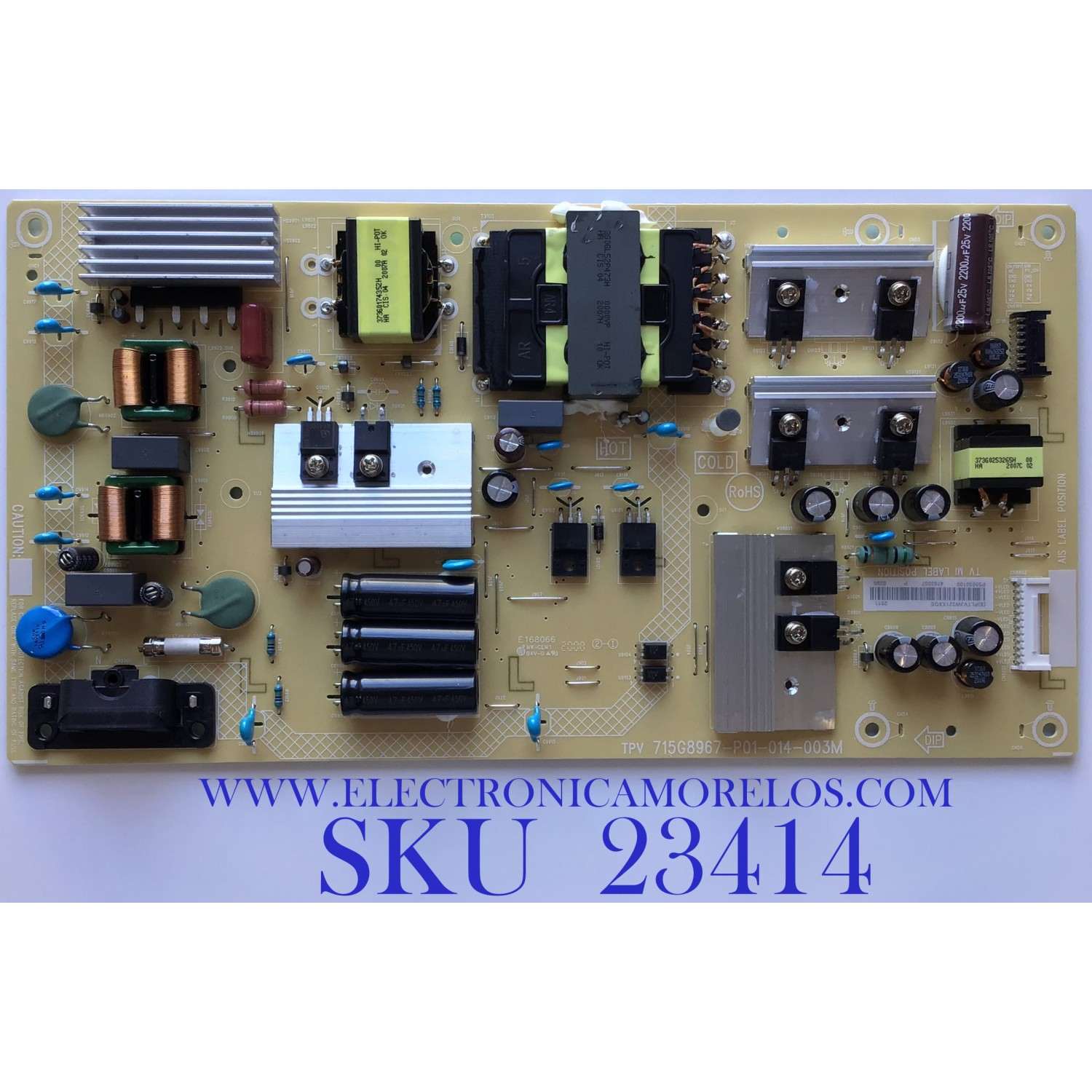 FUENTE DE PODER PARA TV INSIGNIA / NUMERO DE PARTE PLTVJW321XXGE / 715G8967-P01-014-003M / (X)PLTVJW321XXGE / PANEL´S TPT550U2-D132.L REV:S21B / TPT550U1-QVN05.U REV:S57B1AY / MODELO NS-55DF710NA21 / NS-55F301NA22
