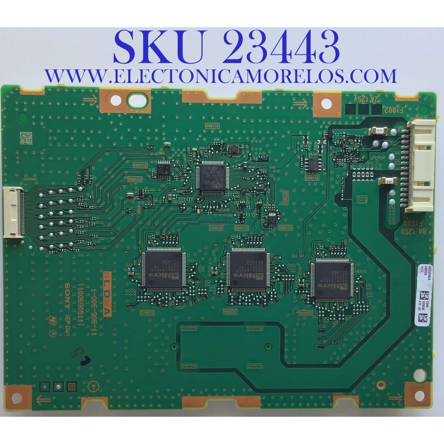 LED DRIVER PARA TV SONY / NUMERO DE PARTE A-5012-965-A / 1-006-906-11 / A5012965A 230 / 100690511 / A5012965A / PANEL YDAF085DNU01 / MODELO XBR-85X900H / XBR85X900H / XBR-8590CH / XBR8590CH