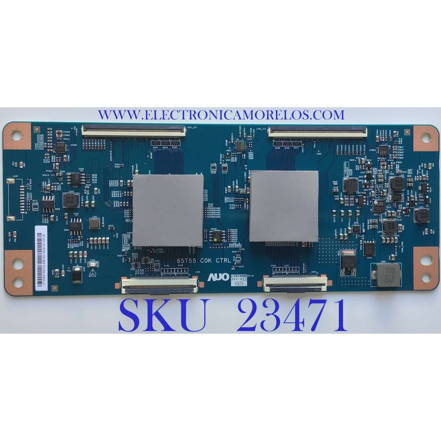 T-CON PARA TV TCL / NUMERO DE PARTE 5565T59C02 / 55.65T59.C02 / 65T55-C0K / 65T55 C0K / PANEL LVU650NDBL AD9W00 / MODELO 65Q825