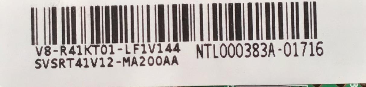 MAIN FUENTE PARA TV TCL / SVSRT41V12-MA200AA / TPD.RT2841.PB771 / RTK2841 / V8-R41KT01-LF1V144 / MODELOS 32A325 / 32A321 / 32A323 /  ESTA TARJETA ES CHINA Y ES UTILIZADA EN DIFERENTES MARCAS Y MODELOS / ENTRAR A DESCRIPCIÓN DEL PRODUCTO - Imagen 3