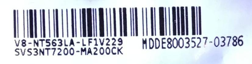 MAIN FUENTE / PARA TV DAEWOO /  NUMERO DE PARTE SVS3NT7200-MA200CK / TPD.NT72563.PB782 / V8-NT563LA-LF1V229 / 3NT725A2 / MODELO L32V7800TN - Imagen 2