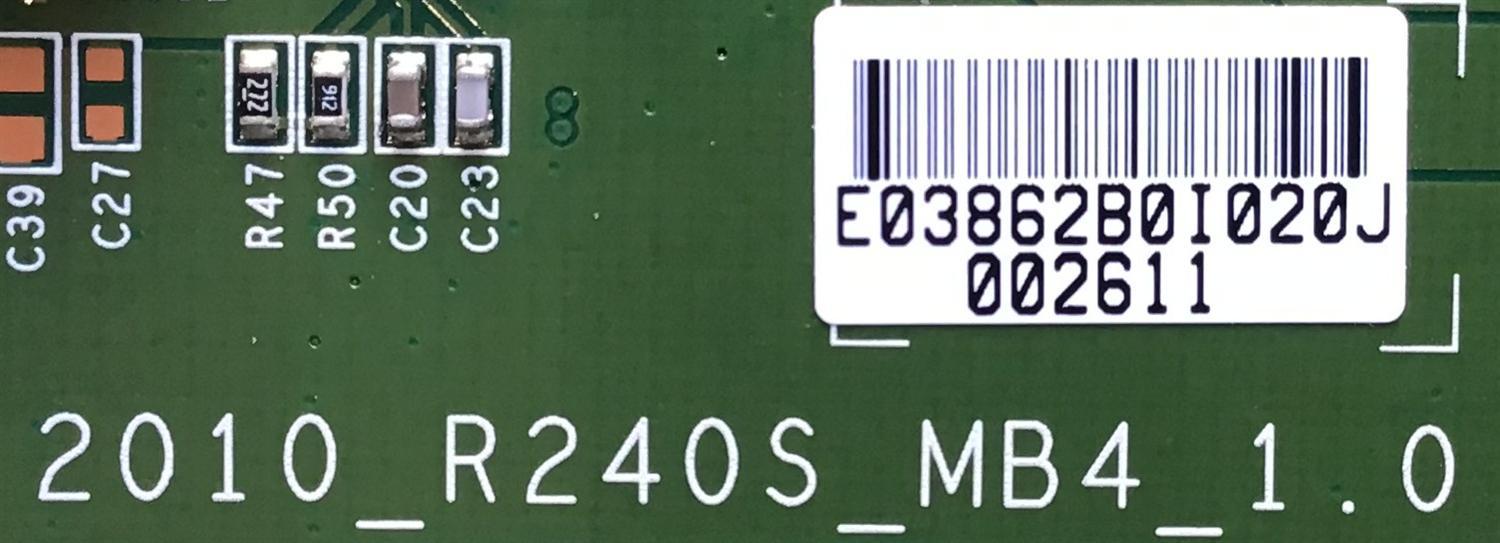 T-CON PARA TV SAMSUNG / LJ94-03862B / 2010_R240S_MB4_1.0 / 03862B / PANEL LFT550HQ03-A07 / MODELO UN55C8000XFXZA SQ01 / UN55C8000XFXZA AQ01 - Imagen 2