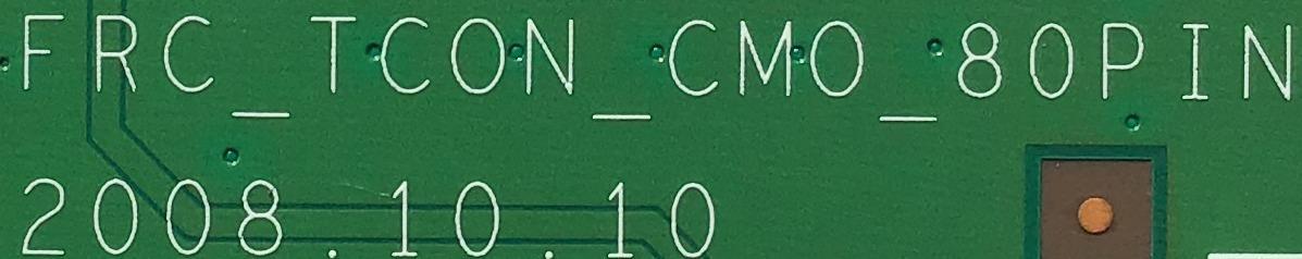 T-CON PARA TV SAMSUNG / 35-D043524-L / FRC_TCON_CMO_80PIN / PANEL T55FBE1-DB / MODELO UN55B6000VFXZA - Imagen 3