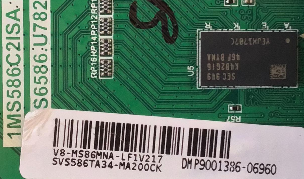 MAIN PARA TV PHILIPS / SVS586TA34-MA200CK / T.MS6586.U782 / 1MS586C2ISA / V8-MS86MNA-LF1V217 / MODELO 50PFL5504/F8 - Imagen 2