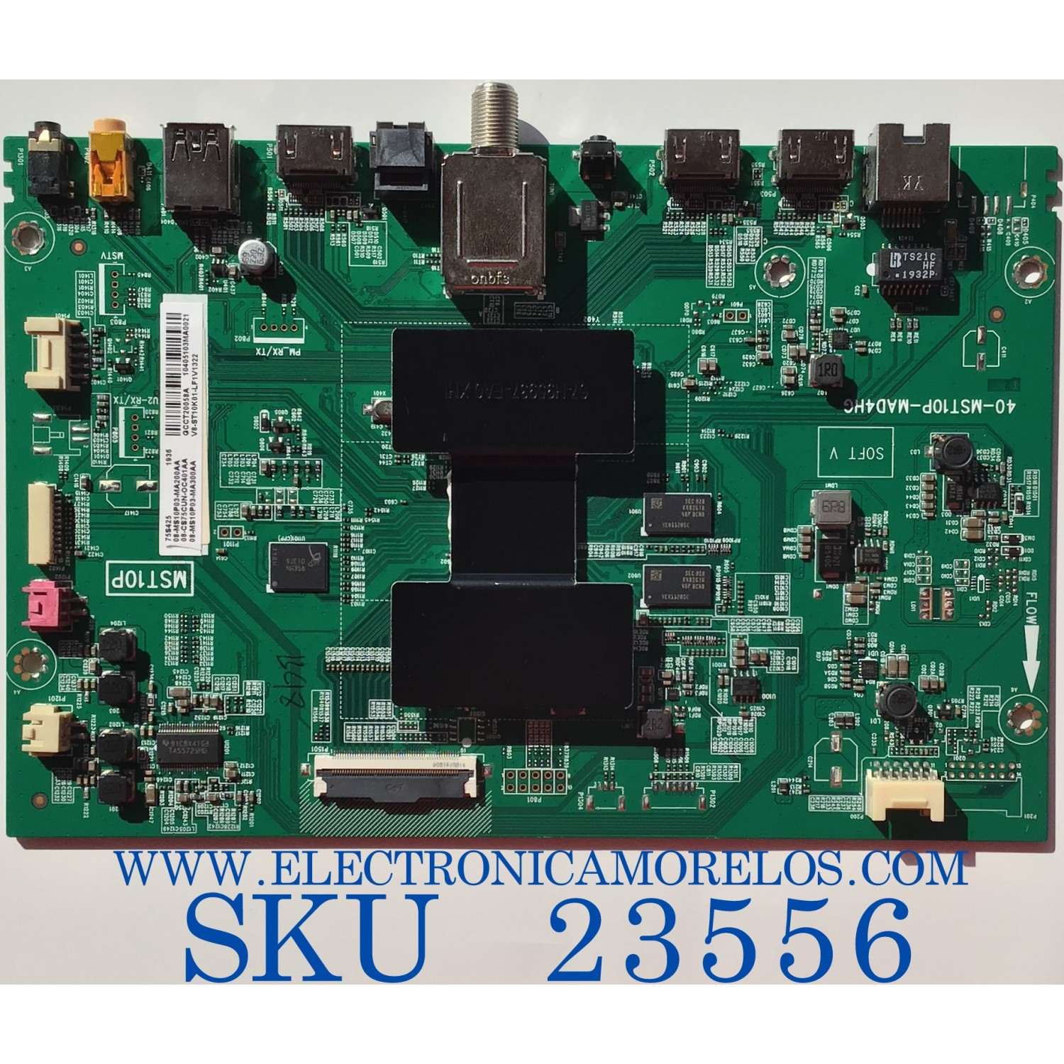 MAIN PARA TV TCL 08-CS75CUN-OC401AA / 40-MST10P-MAD4HG / 08-MS10P03-MA300AA / 08-MS10P03-MA200AA / GCCT20058A / V8-ST10K01-LF1V1322 / PANEL LVU750NDBL SD9W01 / DISPLAY LSC750FN03-G01 / 75S425LIAA / 75S425LACA