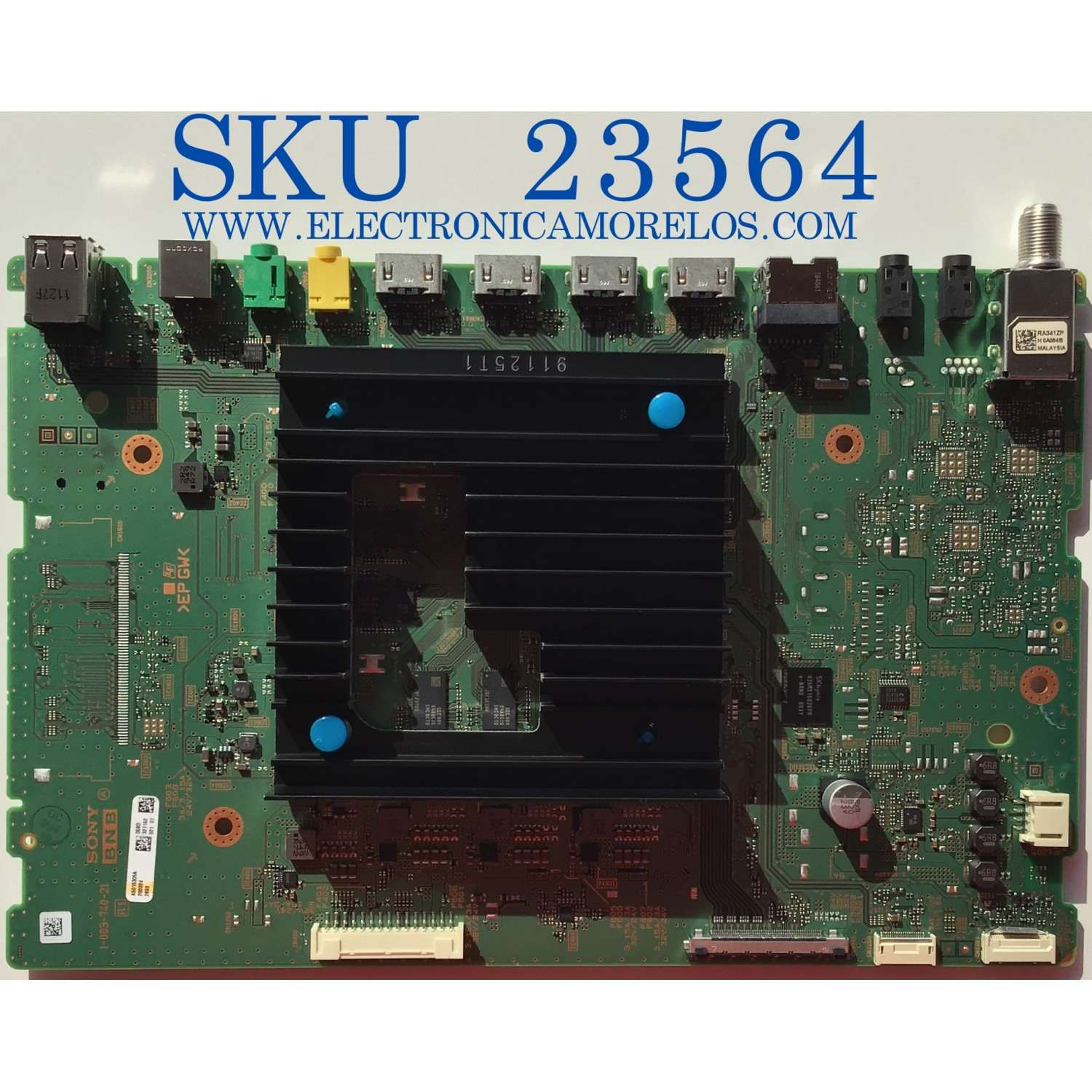 MAIN PARA TV SONY BRAVIA 4K·UHD·HDR ((ANDROID)) / NUMERO DE PARTE A5015305A 068 / 1-003-740-21 / A-5015-318-A / A-5015-305-A 068 / PANEL YSAF065CNO01 / MODELO XBR-65X800H / XBR65X800H