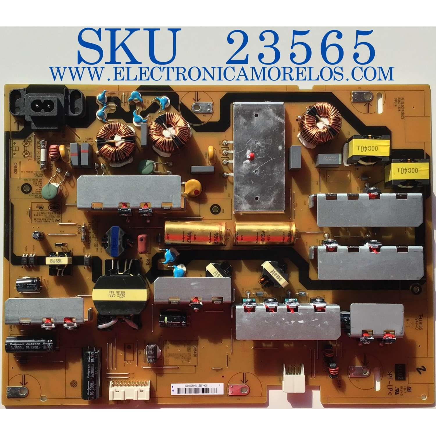 FUENTE DE PODER PARA TV SONY 1-004-423-21 / 100442321 / 2011023691 / B55D-324 / PARTE SUSTITUTA 1-004-423-22 / 100442322 / PANEL YSAF065CNO01 / YSAF065CN001 / MODELO XBR-65X800H / XBR65X800H