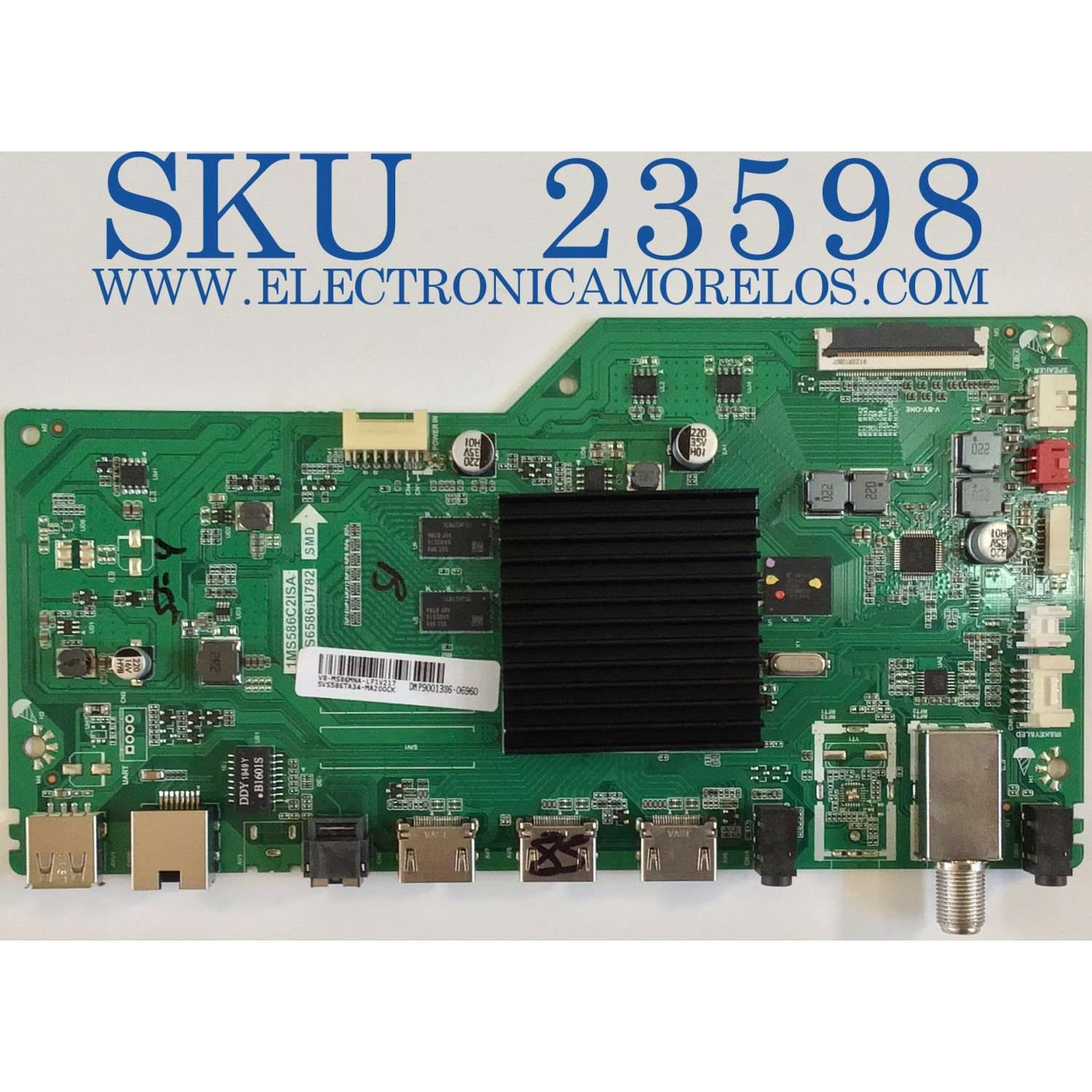 MAIN PARA TV PHILIPS / SVS586TA34-MA200CK / T.MS6586.U782 / 1MS586C2ISA / V8-MS86MNA-LF1V217 / MODELO 50PFL5504/F8
