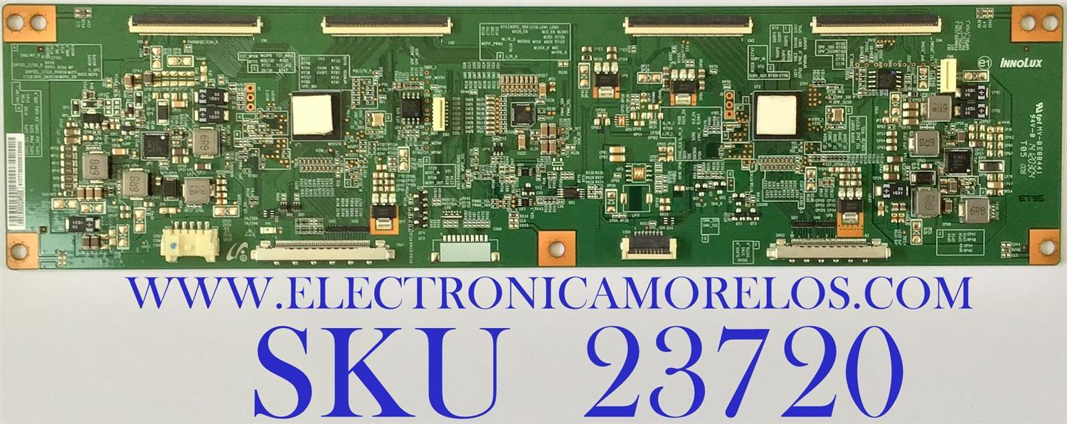 T-CON PARA TV SONY / 6B01B002QW500 / 6201B001DJ300 / PANEL YD5S750DTN01 / MODELO XBR-75X940C / XBR75X940C