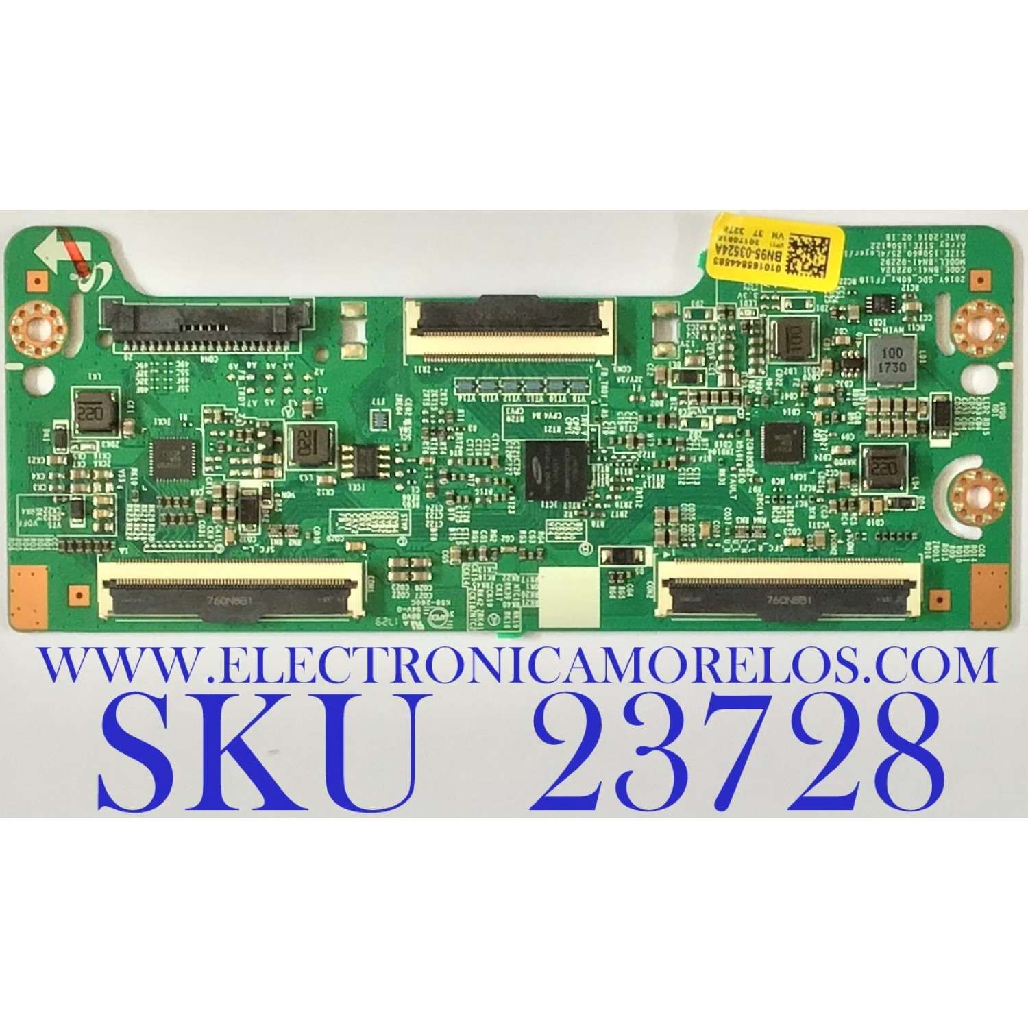 T-CON PARA TV SAMSUNG / BN95-03524A / BN41-02292A / PANEL CY-GJ032BGLVHH / MODELO UN32J5500AFXZA FB45