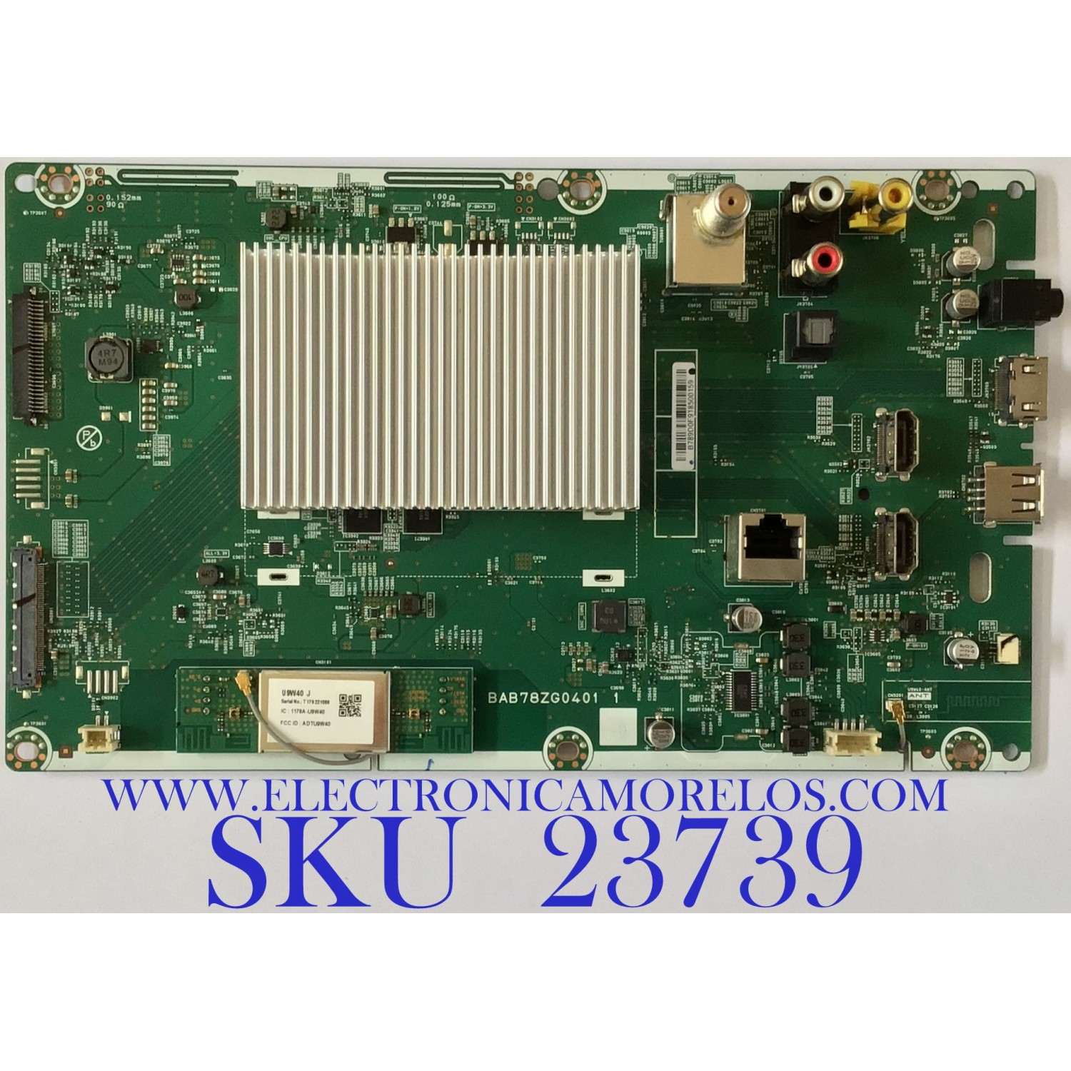 MAIN PARA SMART TV PHILIPS 4K UHD RESOLUCION (3840x2160) / AB789UA-65US / B789D0F / BAB78ZG0401 1 / DISPLAY LSC650FN04-301 / MODELO 65PFL5604/F7