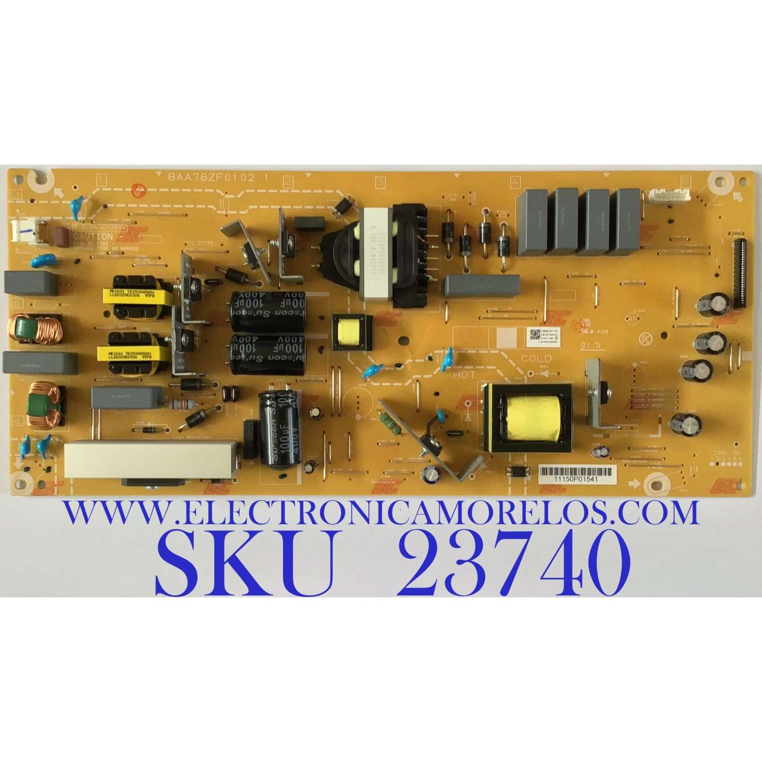 FUENTE DE PODER PARA TV PHILIPS / AB78T-MPW / BAA78ZF0102 1 / AB78TMPW / MODELO 65PFL5604/F7