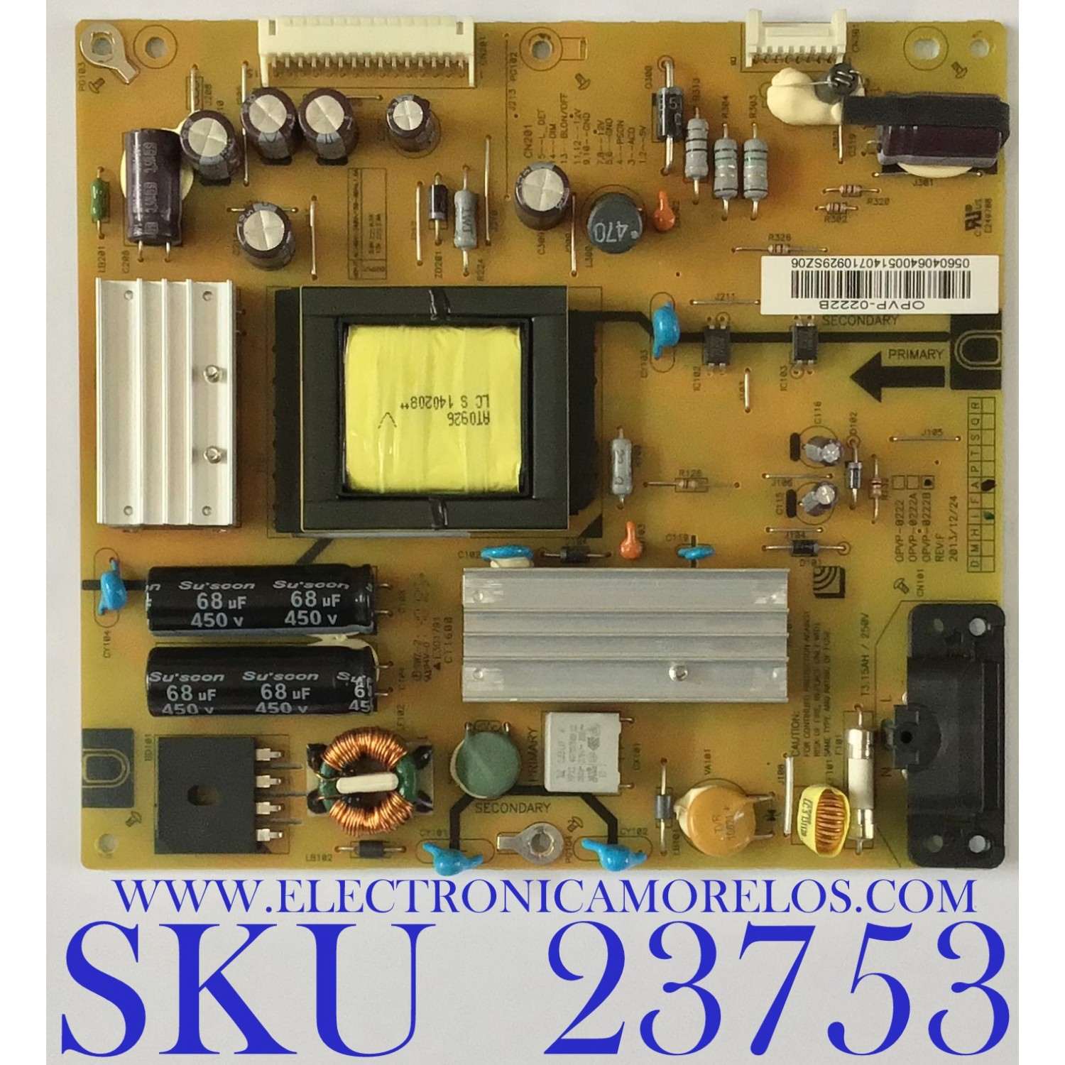 FUENTE DE PODER PARA TVVIZIO / 56.04064.005 / OPVP-0222B / 5604064005 / MODELO E320FI-B2 LWZQPKMQ