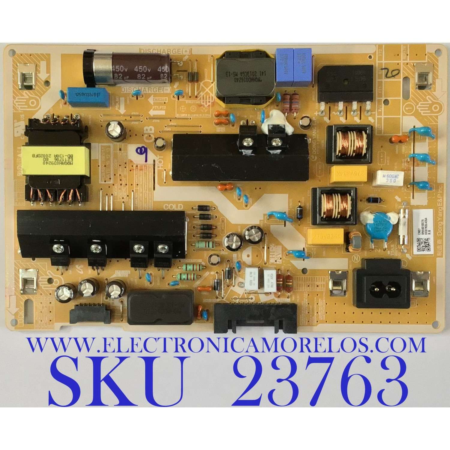 FUENTE DE PODER PARA TV SAMSUNG QLED / NUMERO DE PARTE BN4401057A / BN44-01057A / L43E7_TDY / PANEL CY-RT043HGAV2H / MODELOS QN43Q60 / QN43Q6 / QN43Q60TAFXZA / QN43Q60TAFXZA AB01 / QN43Q60TAFXZA CD02