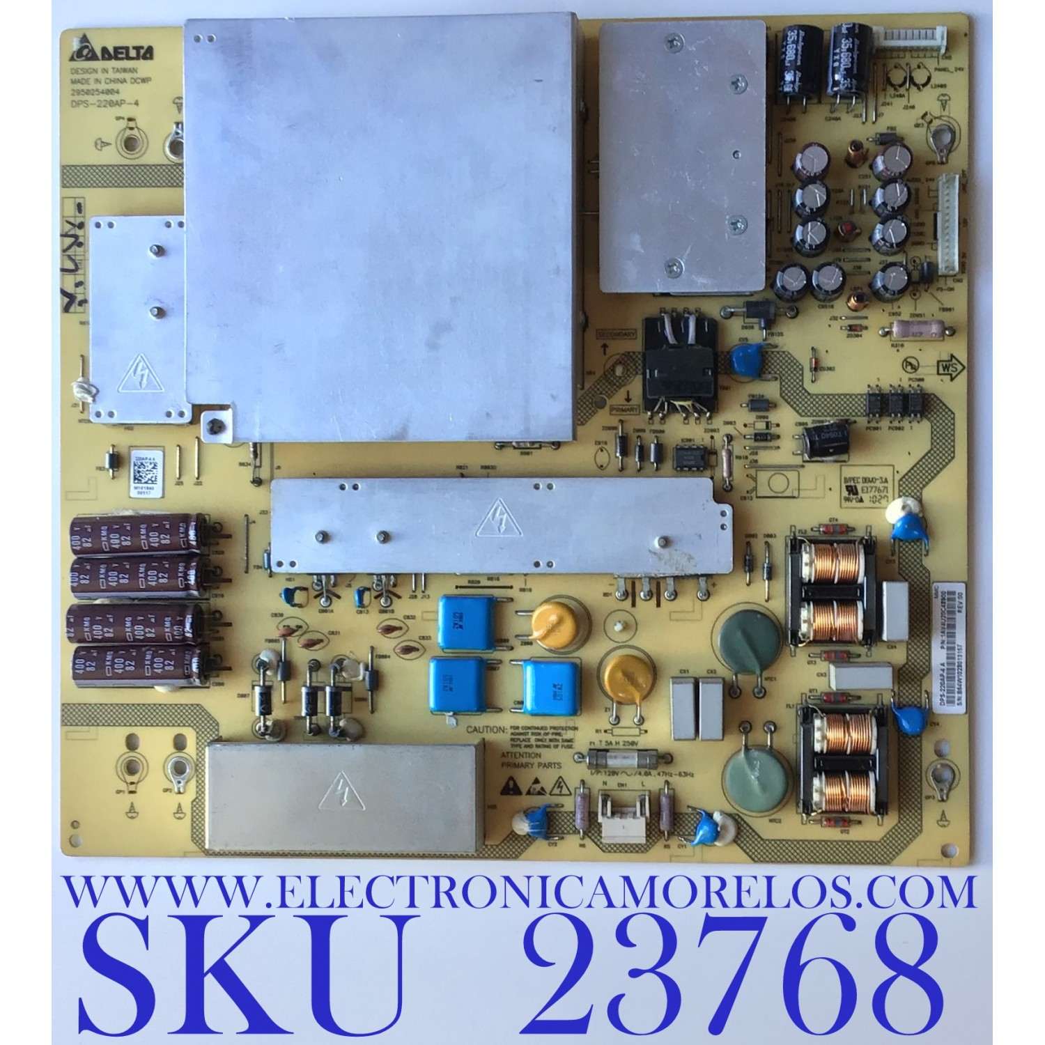 FUENTE DE PODER PARA TV SANYO / NUMERO DE PARTE 1AV4U20C48900 / DPS-0220AP-4 / 2950254004 / PANEL LC550EUD (SC)(A1) / MODELO DP55360