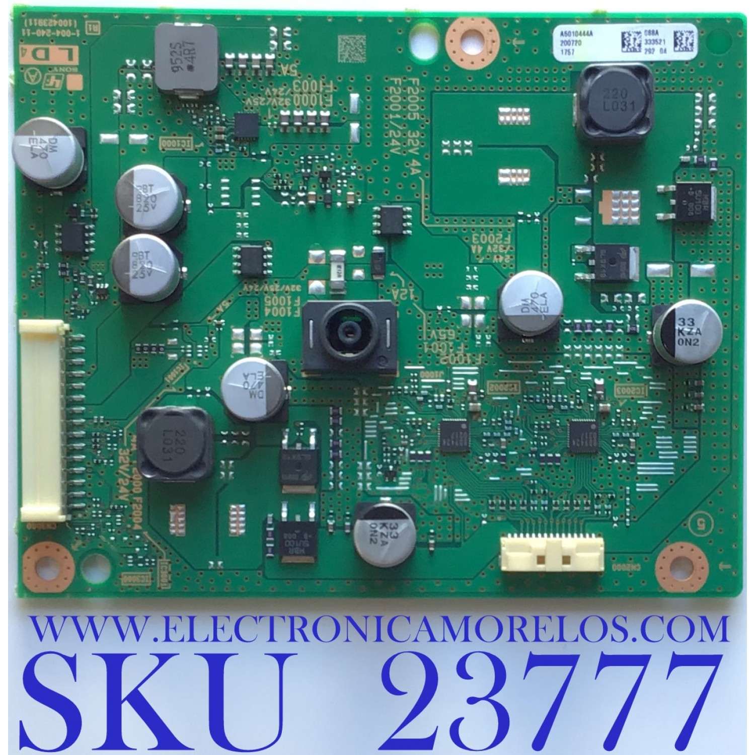 TARJETA DE ALIMENTACIÓN PARA TV SONY / NUEMRO DE PARTE A5010444A 088 / 1-004-240-11 / 100423911 / A-5010-444-A 088 / 100424011 / PANEL'S YS9F043HNG01 / YS9F043HNO01 / MODELO XBR-43X800H / XBR43X800H