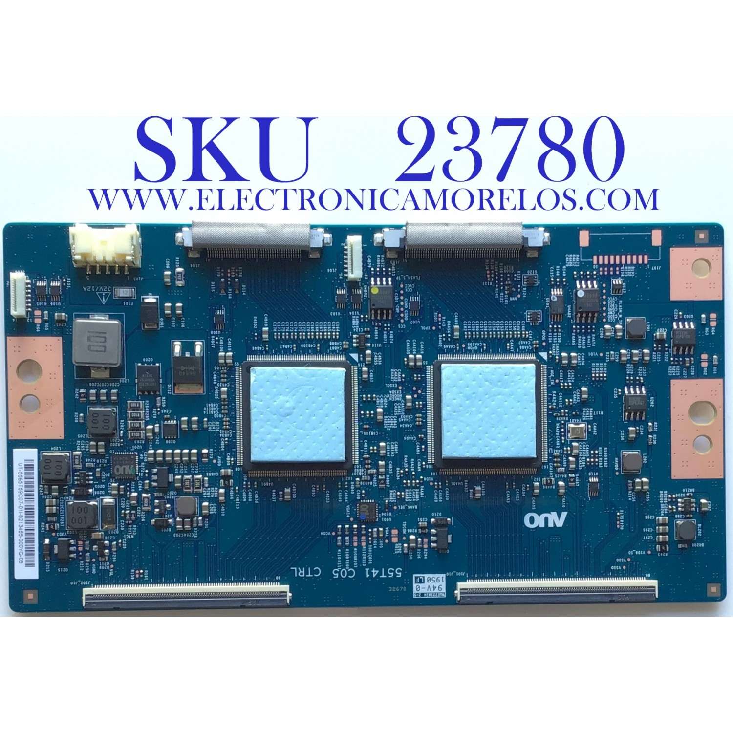 T-CON PARA TV SONY 4K UHD HDR SMART TV / NUMERO DE PARTE 5565T59C07 / 55.65T59.C07 / 55T41 C05 CTRL / 55T41-C05 / PANEL YDAF065DNU01 / DISPLAY T650QVN08.9 / MODELO XBR-65X950H / XBR65X950H