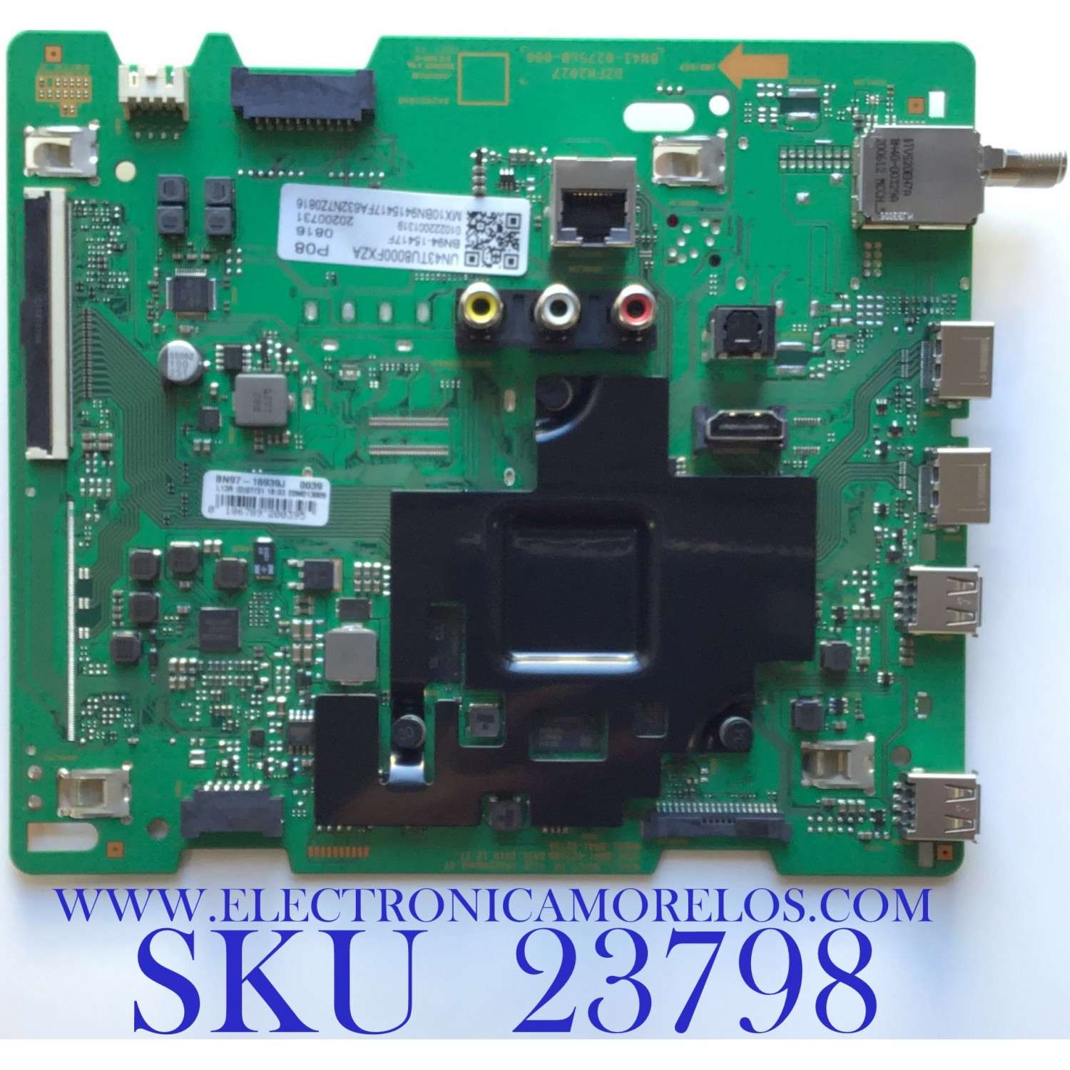 MAIN PARA TV SAMSUNG 4K·UHD·HDR / NUMERO DE PARTE BN94-15417F / BN41-02756B / BN97-16939J / BN96-52107A / DISPLAY V430DJ1-Q01 / 50406A / MODELOS UN43TU8000FXZA DA07 / UN43TU8000FXZA DA02 / UN43TU8000FXZA DB04 / UN43TU8000FXZA DB08 / UN43TU8200FXZA DA03