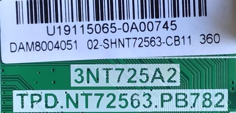 MAIN FUENTE PARA TV PANASONIC / NUMERO DE PARTE 02-SHNT72563-CB11 / TPD.NT72563.PB782 / 3NT725A2 / MODELOS DAM8004051 /  32''  Y  40'' / U19115065-0A00745 / ESTA TARJETA ES CHINA Y ES UTILIZADA EN DIFERENTES MARCAS Y MODELOS / ENTRAR A DESCRIPCIÓN DEL PRODUCTO - Imagen 2