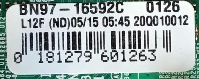 MAIN PARA SMART TV SAMSUNG QLED 4K HDR RESOLUCION (3,840 x 2,160) / NUMERO DE PARTE BN94-15333Y / BN41-02749A / BN97-16592C / PANEL CY-TT075FMLV4H / NUMERO DE DISPLAY BN96-50308A / MODELOS QN75Q80TAFXZA FC04 / QN75Q8DTAFXZA FC02  / QN75Q80AAFXZA - Imagen 3