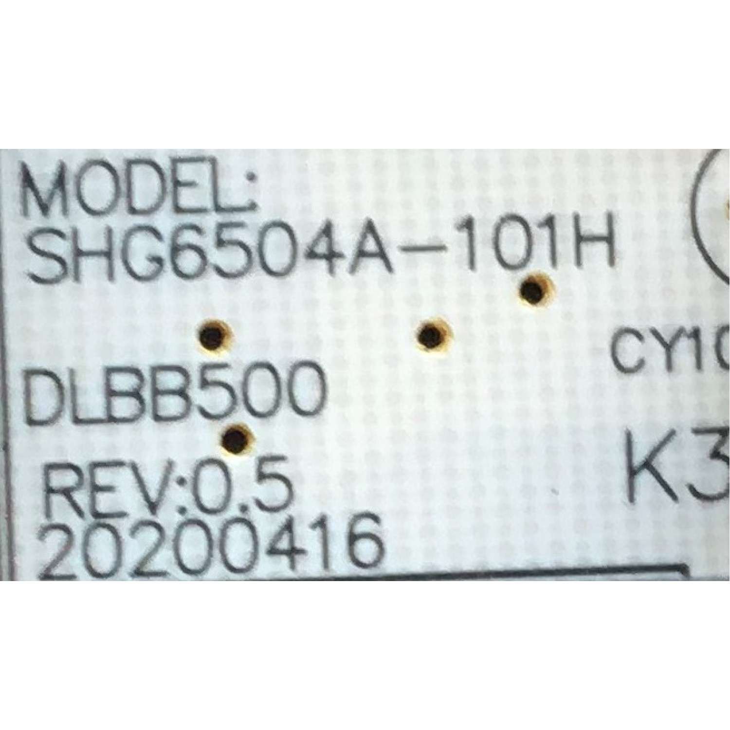 FUENTE DE PODER PARA TV LG / NUMERO DE PARTE 81-PBE065-H4A24AP / SHG6504A-101H / DLBB500 / 20200416 / SHG6504A24-101HA / PANEL LVU650BEDX E0001 / DISPLAY HV650QUB-N9E / MODELOS 65UP7000PUA / 65UN7000PUD / 65UN7000PUD.CUSFLH - Imagen 3