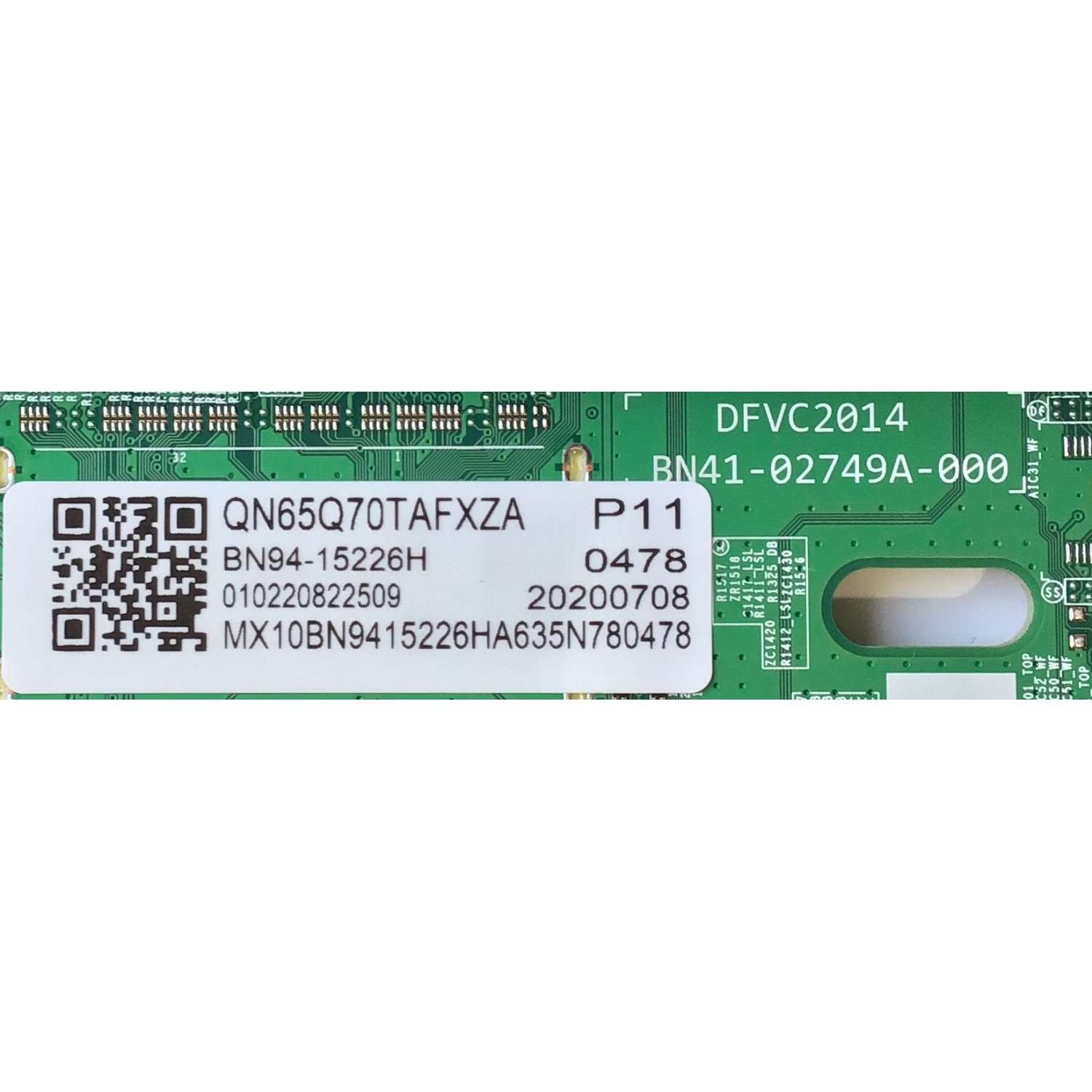 MAIN PARA TV SAMSUNG NUMERO DE PARTE BN94-15226H / BN41-02749A / BN97-16593B / PANEL´S CY-RT065FGLV2H / CY-RT065FGLV4H / DISPLAY BN96-50257A / LSF650FF16-Q02 / MODELOS QN65Q7DTAFXZA / QN65Q70TAFXZA / QN65Q70TAFXZA FA01 / QN65Q7DTAFXZA FF02 - Imagen 2
