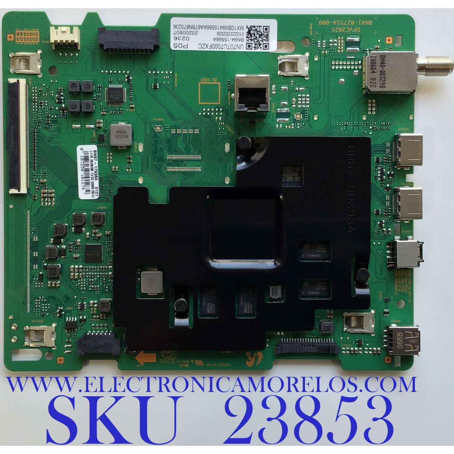 MAIN PARA TV SAMSUNG 4K·UHD·HDR SMART TV / NUMERO DE PARTE BN94-15566A / BN41-02751A / BN97-17938A / BN9415566A / BN41-02751A-000 / BN96-51294N / PANEL CY-BT070HGJV1H / MODELOS UN70TU700D / UN70TU7000 / UN70TU700DFXZA GB02 / UN70TU7000FXZA GB02
