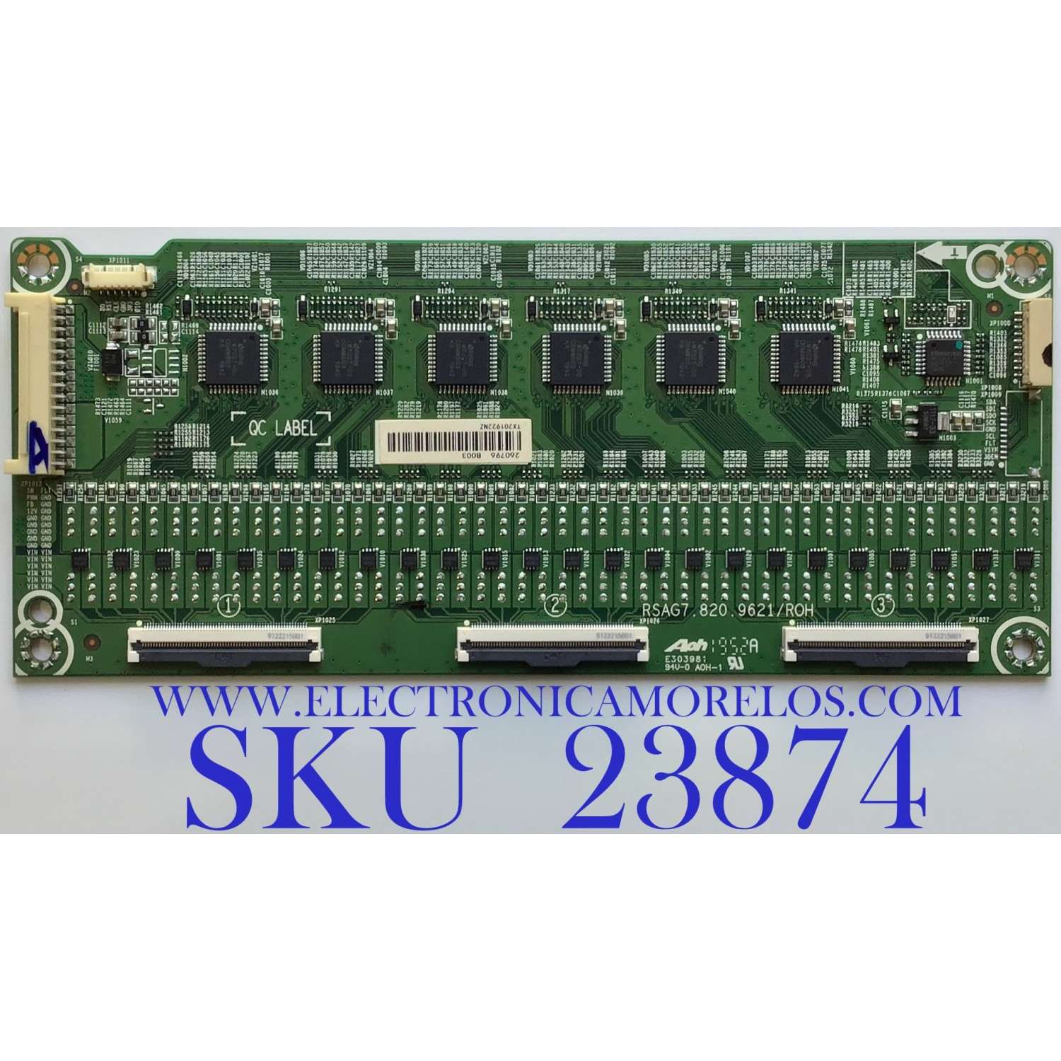 LED DRIVER PARA TV HISENSE / NUMERO DE PARTE 260796 / RSAG7.820.9621/ROH / PANEL JHD650X3U81-TA\S0\FJ\GM\ROH / MODELO 65H8G