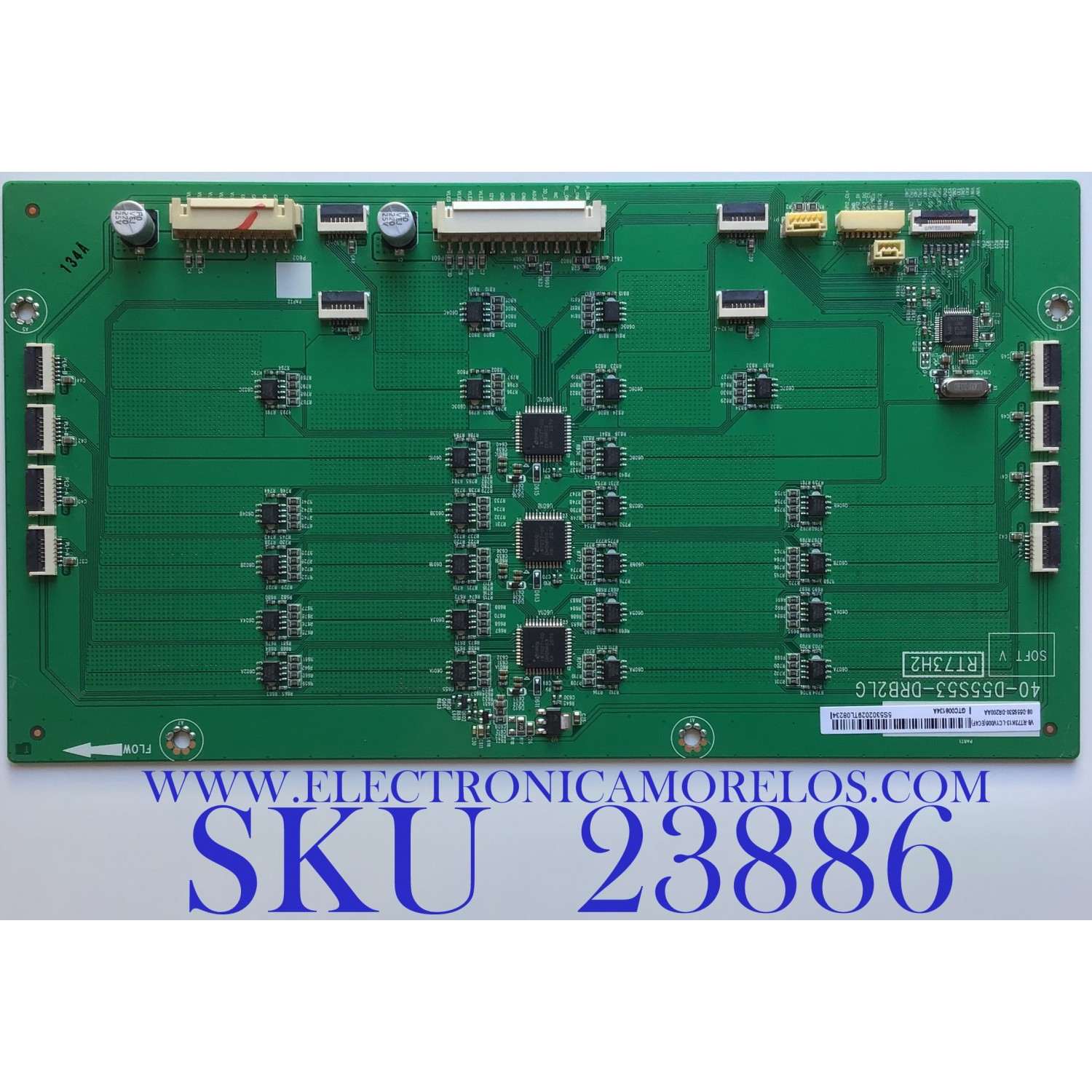 LED DRIVER PARA TV TCL / NUMERO DE PARTE 08-D55S530-DR200AA / 40-D55S53-DRB2LG / RT73H2 / V8-RT73K13-LC1V / V8-RT73K13-LC1V00 / PANEL LVU550NDJL CD9W07 V1 / DISPLAY ST5461D12-5 VER.2.2 / MODELOS 55S531 / 55S535