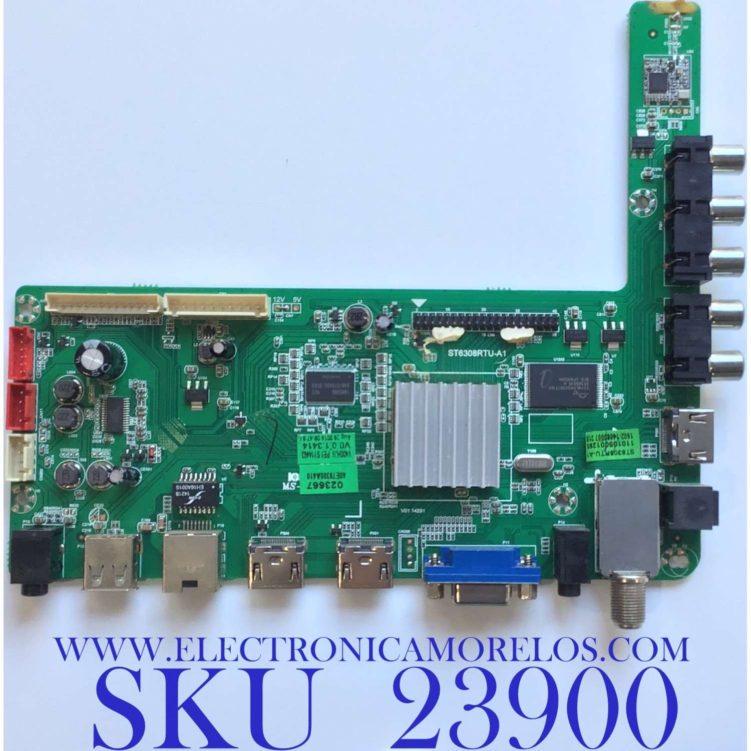 MAIN PARA TV SEIKI / NUMERO DE PARTE SY14463-2 / ST6308RTU-A1 / 890-M00-07N15 / PANEL T395HJ-PE1-DY3 VER.A3 / MODELO SE40FY19T