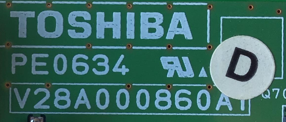 MAIN PARA TV TOSHIBA / NUMERO DE PARTE  PE0634D / V28A000860A / 75013224 / PANEL LTA520HE15 / MODELO 52XV545U - Imagen 3