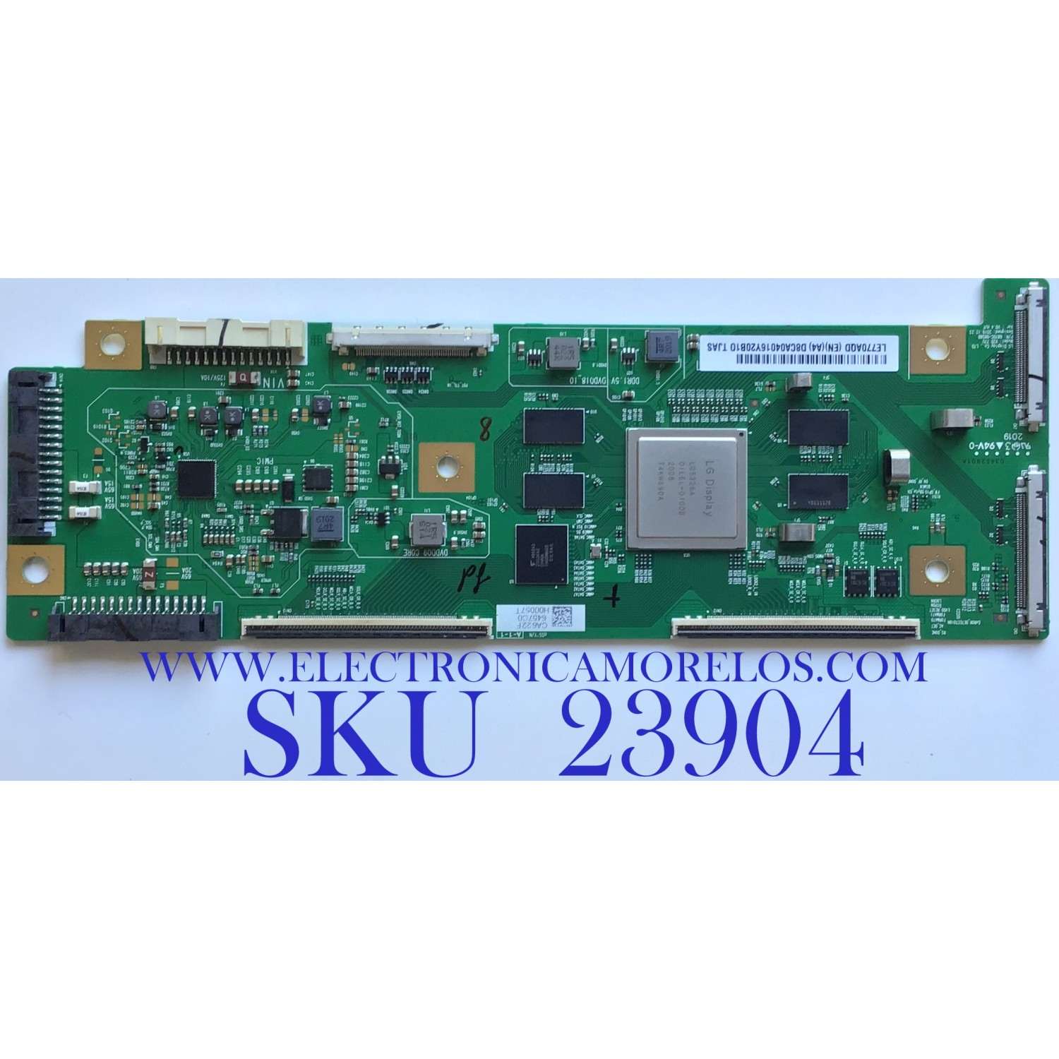 T-CON PARA TV LG / NUMERO DE PARTE 6871L-6457C / 6870C-0858B / 6457C / PANEL LE770AQD (EN)(A4) / MODELO OLED77GXPUA.BUSWLJR
