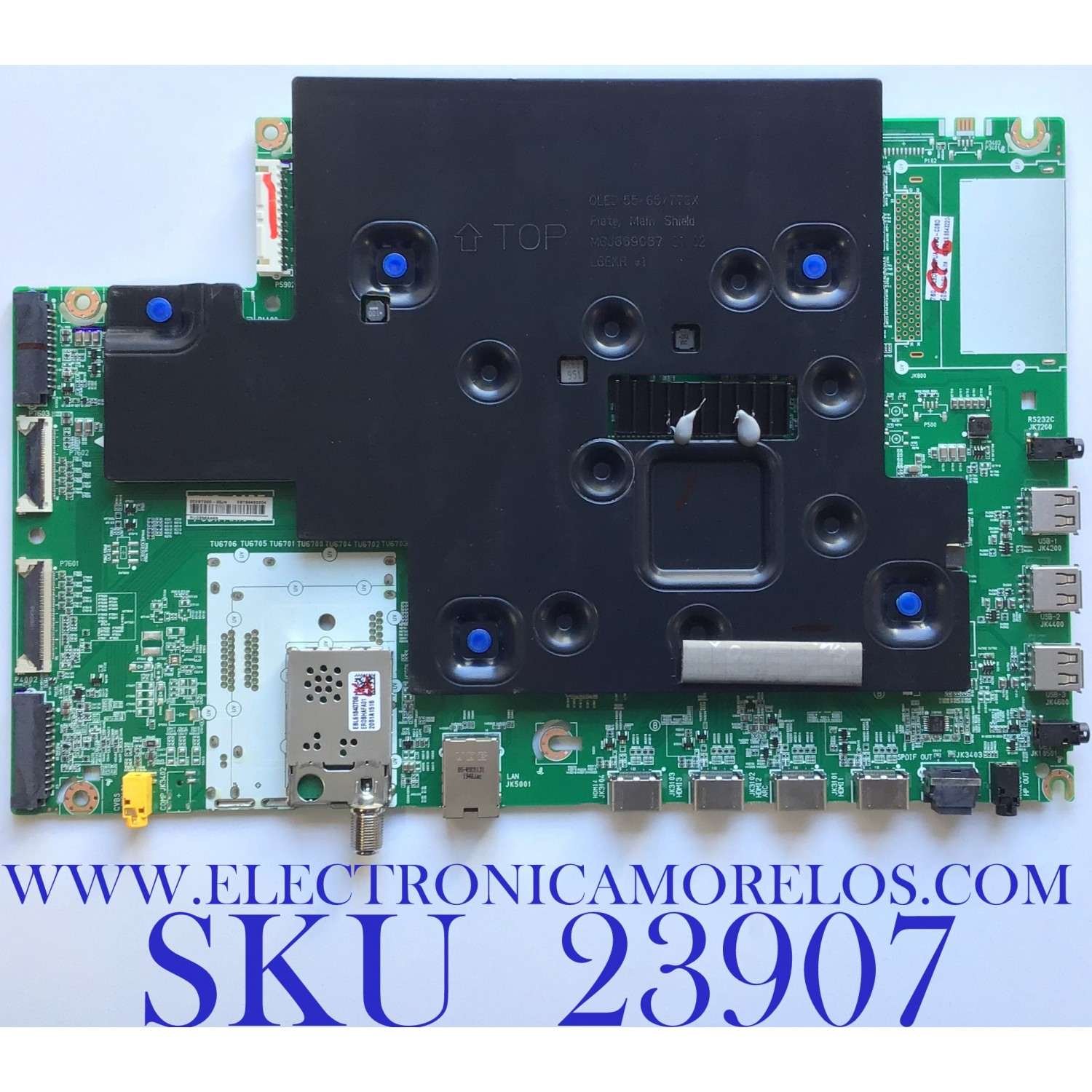 MAIN PARA TV LG OLED 4K SMART TV / NUMERO DE PARTE EBT66432204 / EAX69066607 / EAX69066607(1.0) / PANEL'S AC650AQL / AC650AQL WNA1_RS / MODELO OLED65GXPUA / OLED65GXPUA.DUSQLJR