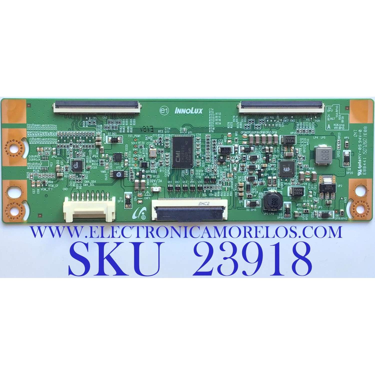 T-CON PARA TV SAMSUNG / NUMERO DE PARTE 6CPV694AT353608MK00001 / PANEL CY-HH058BGNV1H / MODELO UN58H5202AFXZA IS01