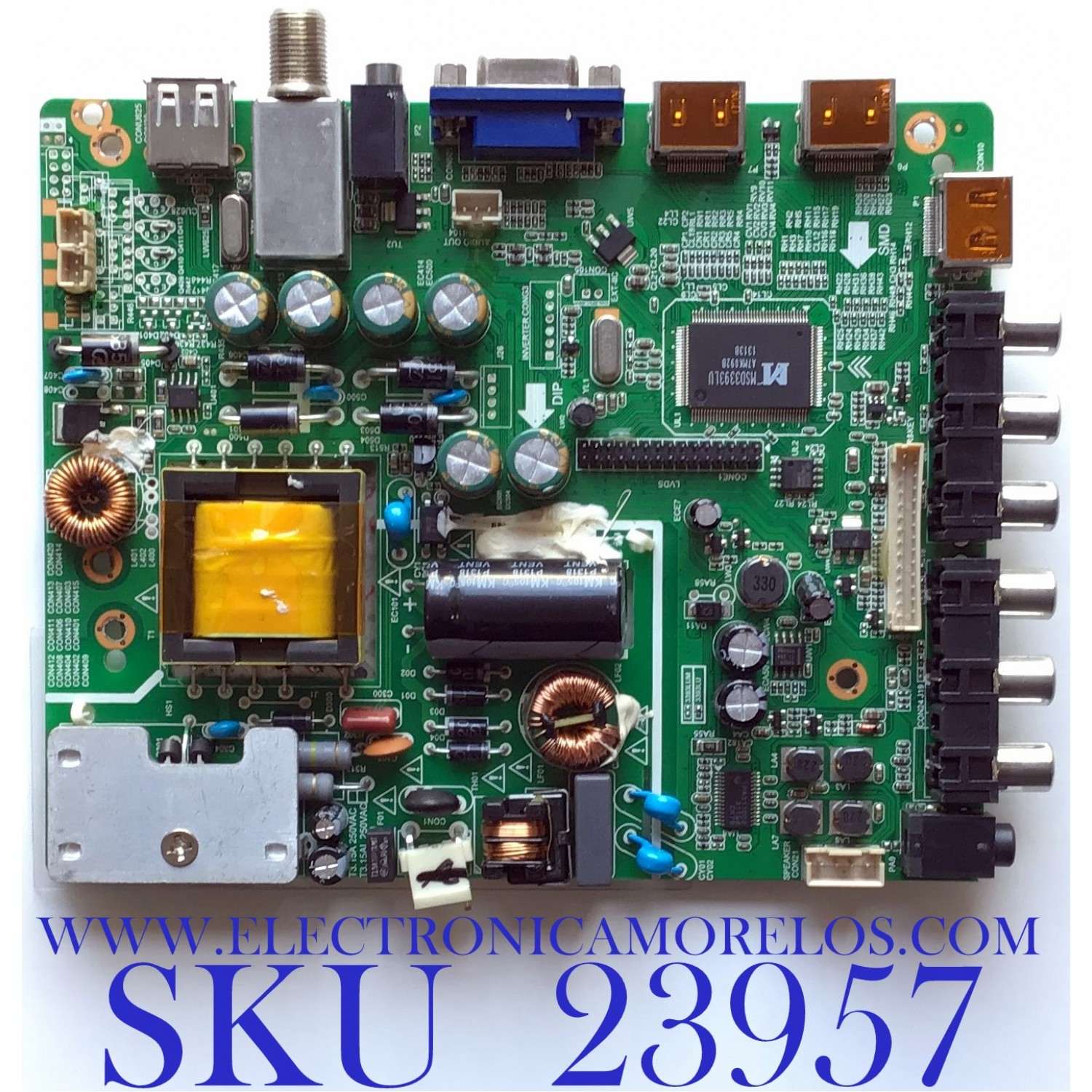 MAIN FUENTE PARA TV FURRION / NUMERO DE PARTE  XBH-RE01-130428-XK70 / LDD.M3393.B / XBHLDDM3393B1321 / 900029500453 / PANEL V290BJ1-PE1 / MODELO FEHS29E7A