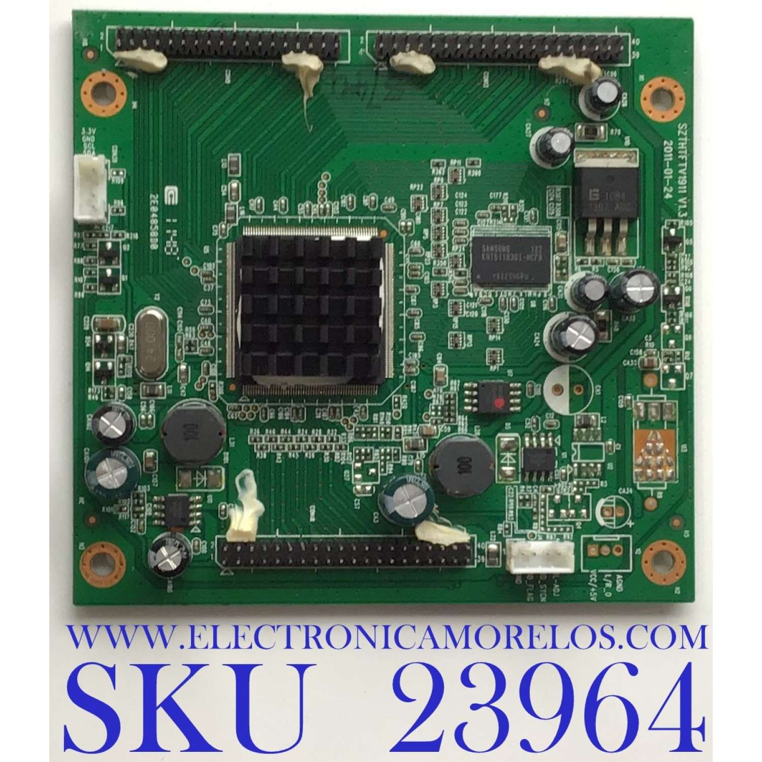 TARJETA DIGITAL PARA TV SEIKI / NUMERO DE PARTE  TI12101-1 / SZTHTFTV1911 V1.3 / 890-101-1911 / 20120423L02ZT01727 / PANEL T550H1-PS1-W01 VER.C1 / MODELO LE-55GB2