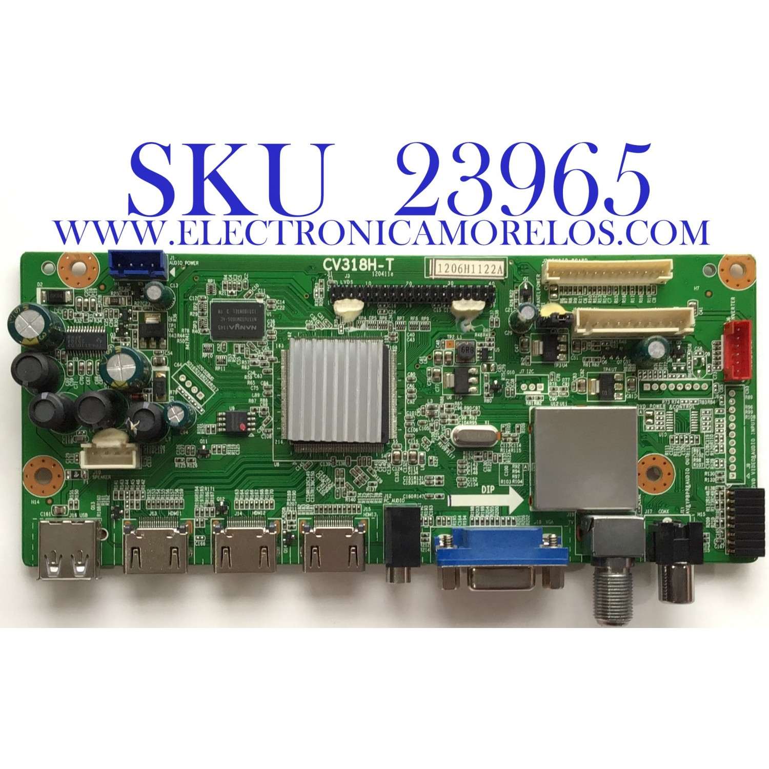 MAIN PARA TV SEIKI / NUMERO DE PARTE  TI12336 / CV318H-T / 890-M00-0LN19 / 1206H1122A / PANEL T550H1-PS1-W01 VER.C1 / MODELO LE-55GB2