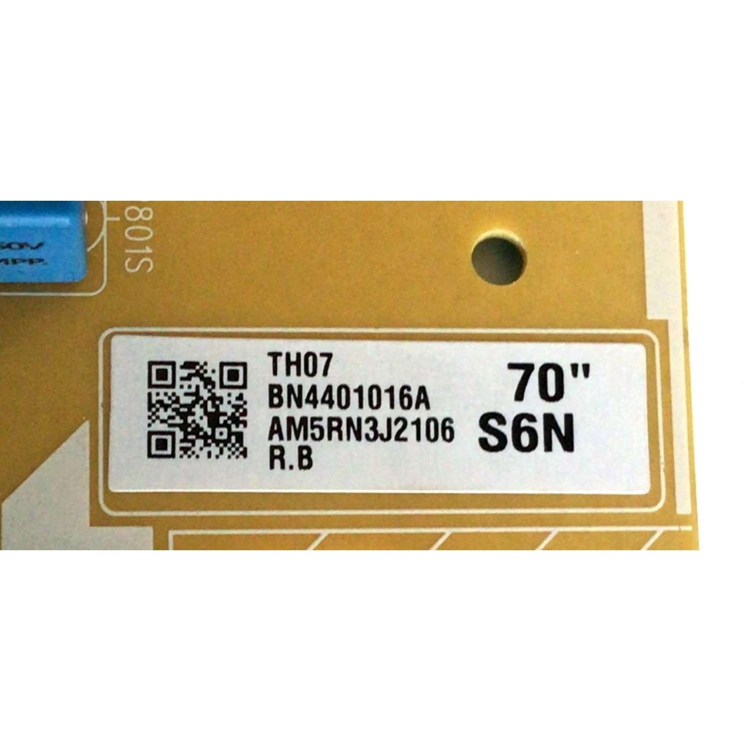 FUENTE DE PODER PARA TV SAMSUNG / NUMERO DE PARTE BN4401016A / L70S6N_RHS / BN44-01016A / PANEL CY-GN070HGJV1H / CY-GN070HGPV1H / DISPLAY	CC700PV1D VER.01 / MODELOS UN70NU6900 / UN70NU6900FXZA GA01 / UN70NU6900FXZA YA02 / UN70NU6070 / UN70TU7000 - Imagen 2