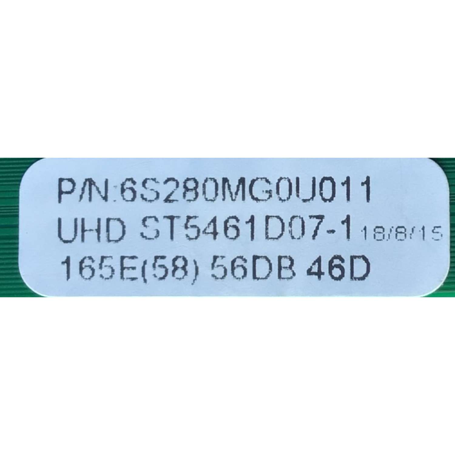 T-CON PARA TV ELEMENT / NUMERO DE PARTE  6S280MG0U011 / ST5461D07-1-C-3 / PANEL ST5461D07-1-XR-2 / MODELO E4STA5517 - Imagen 3