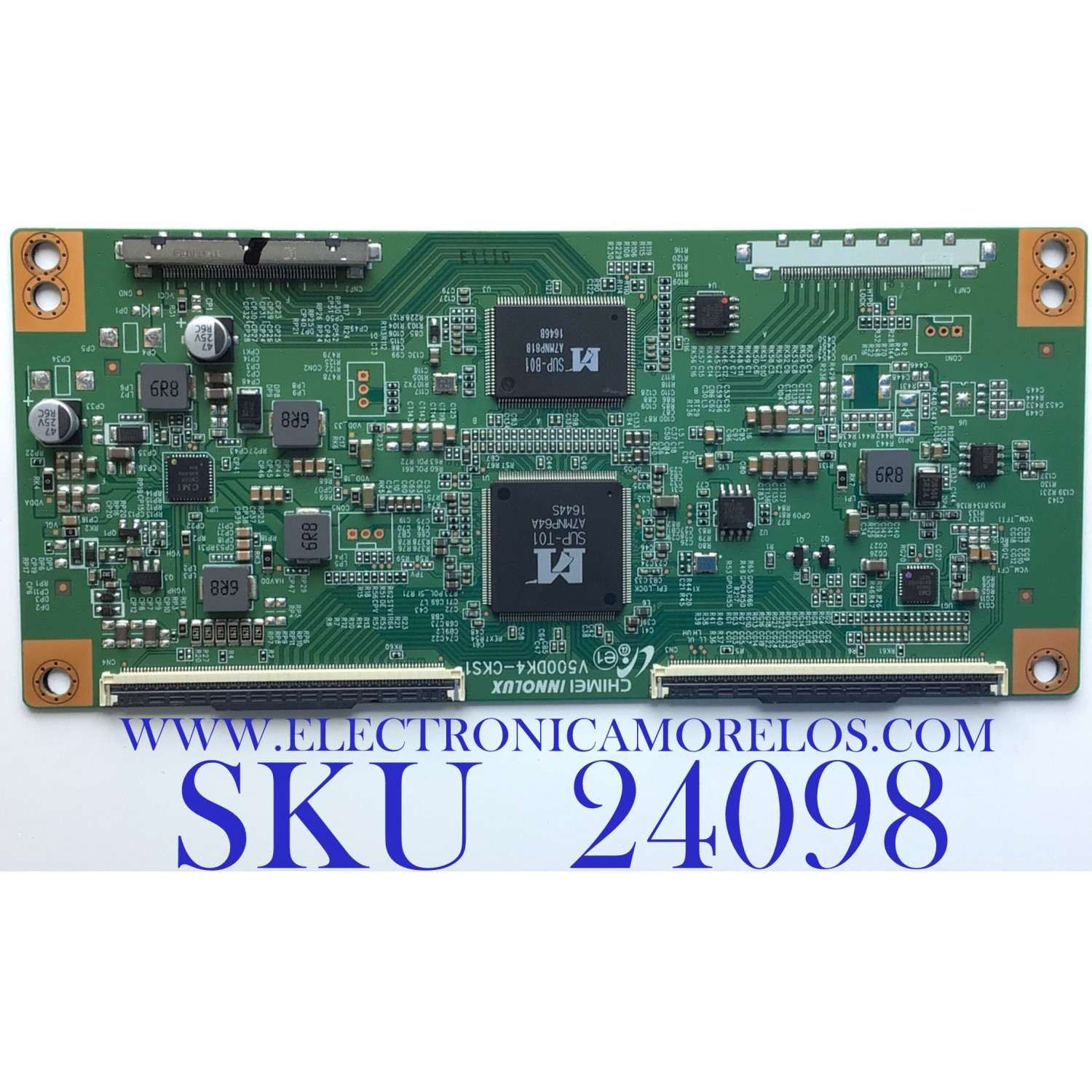 T-CON PARA TV ELEMENT / NUMERO DE PARTE TXT01B01 / V500DK4-CKS1 / TXT01B01-UC24 / TXT01B01-UC24-12E50F5586-68M / PANEL´S MD5008YTIF / MD5009YTIF / MODELO ELEFW5017 LE-50GAM-D3