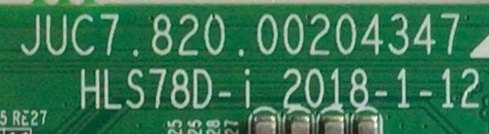 MAIN PARA TV ELEMENT / NUMERO DE PARTE 919L8D / JUC7.820.00204347 / HLS78D-I / 919L8D7M / PANEL C500F18-E61-P / MODELO E2S5018 - Imagen 3