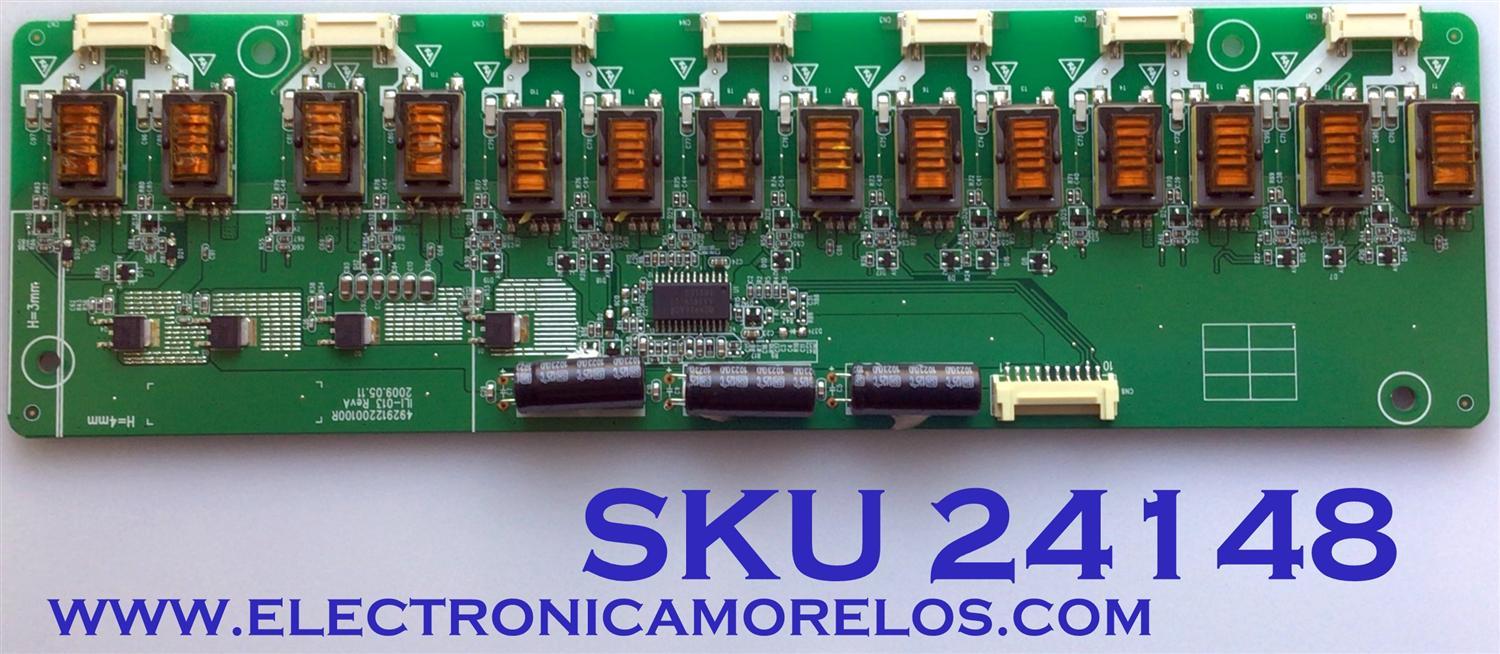 BACKLIGHT PARA TV HP / NUMERO DE PARTE 793012200A00R / 492912200100R / ILI-013 / PANEL LM270WF1 (TL)(C1) / MODELO 2710M