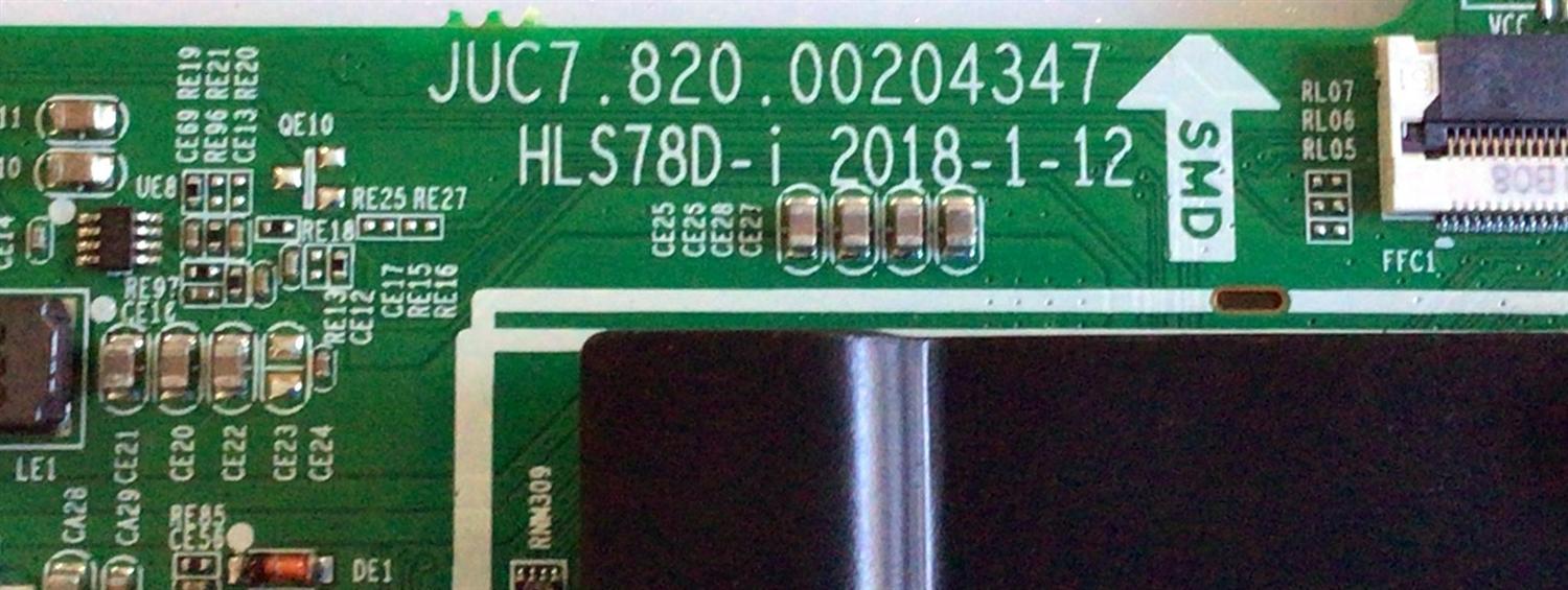 MAIN PARA TV ELEMENT / NUMERO DE PARTE 999C8DPM / JUC7.820.00204347 / HLS78D-I / MODELO E2SW3918 A9C0H - Imagen 3