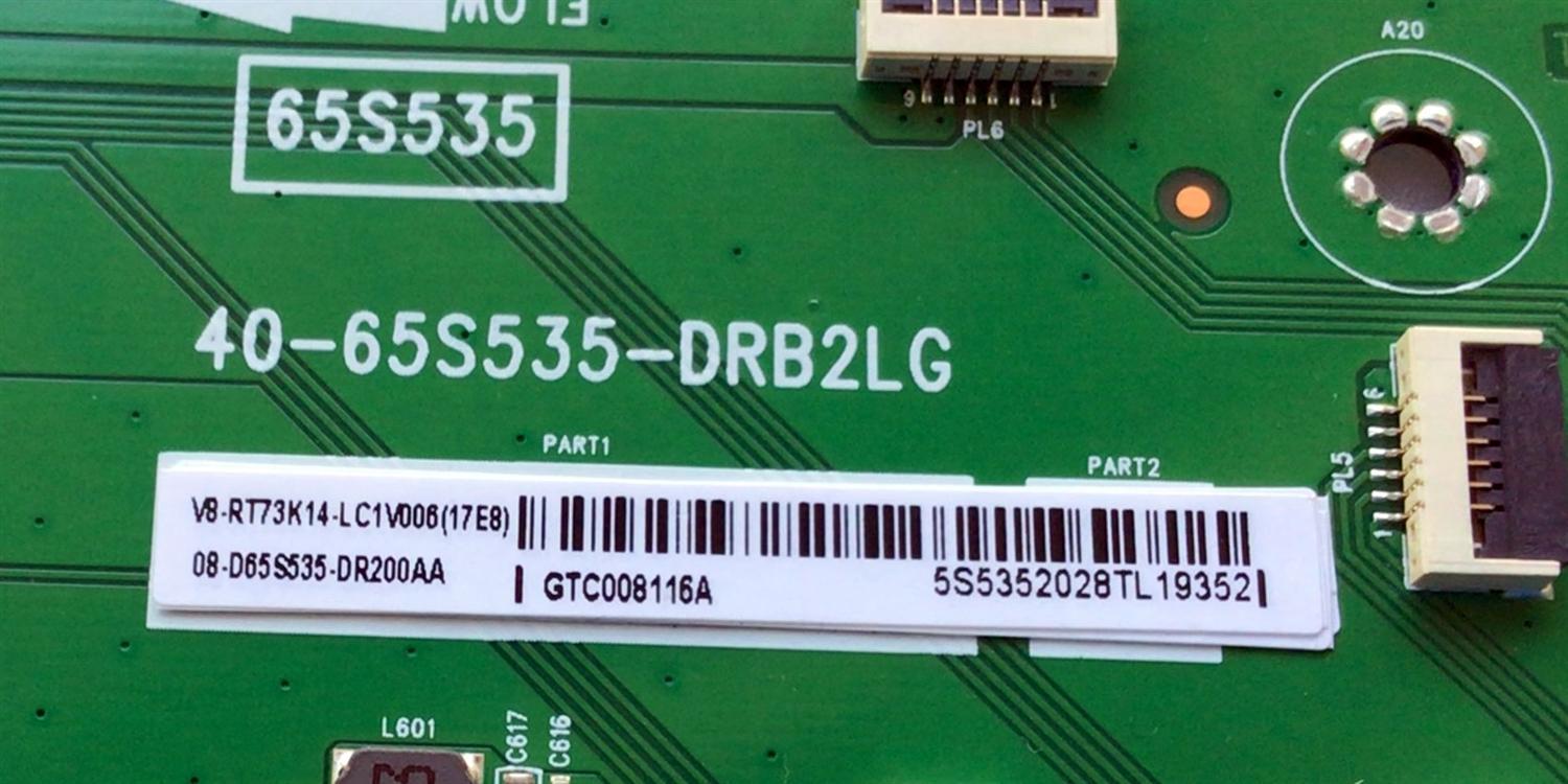 LED DRIVER PARA TV TCL / NUMERO DE PARTE 08-D65S535-DR200AA / 40-65S535-DRB2LG / V8-RT73K14-LC1V006 / 65S535 / PANEL LVU650NDJL / MODELO 65S535 - Imagen 2