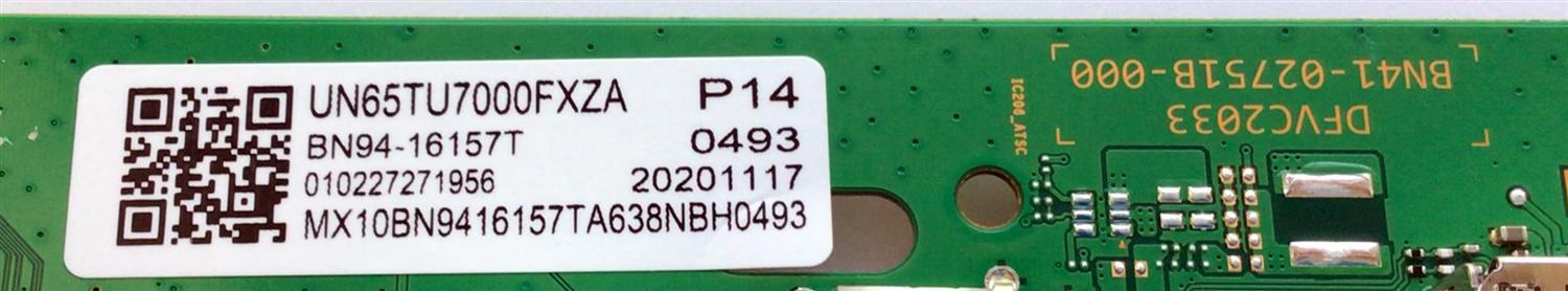 MAIN PARA TV SAMSUNG / NUMERO DE PARTE BN94-16157T / BN41-02751B / BN97-17028B / PANEL CY-BT065HGSV1H / DISPLAY JR645R3HA9K MODELOS UN65TU7000FXZA UA03 / UN65TU700DFXZA UA03 - Imagen 2