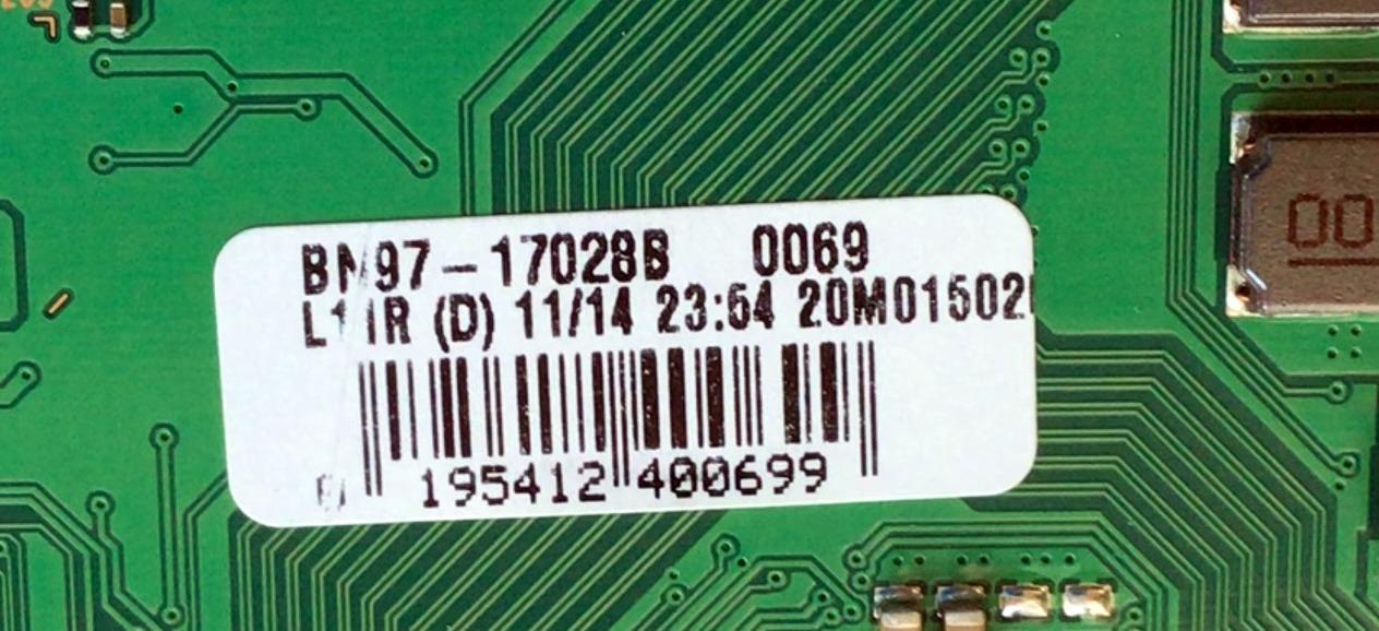 MAIN PARA TV SAMSUNG / NUMERO DE PARTE BN94-16157T / BN41-02751B / BN97-17028B / PANEL CY-BT065HGSV1H / DISPLAY JR645R3HA9K MODELOS UN65TU7000FXZA UA03 / UN65TU700DFXZA UA03 - Imagen 3